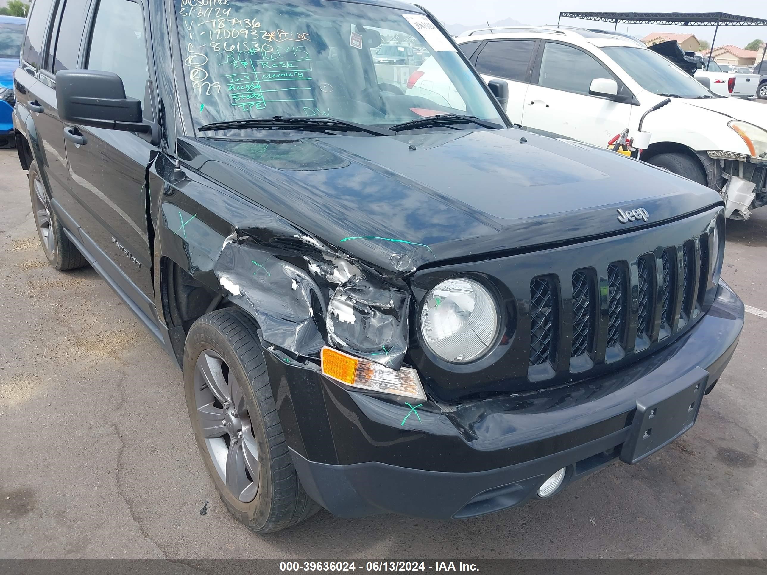 2016 Jeep Patriot Sport Se vin: 1C4NJPBA5GD787936