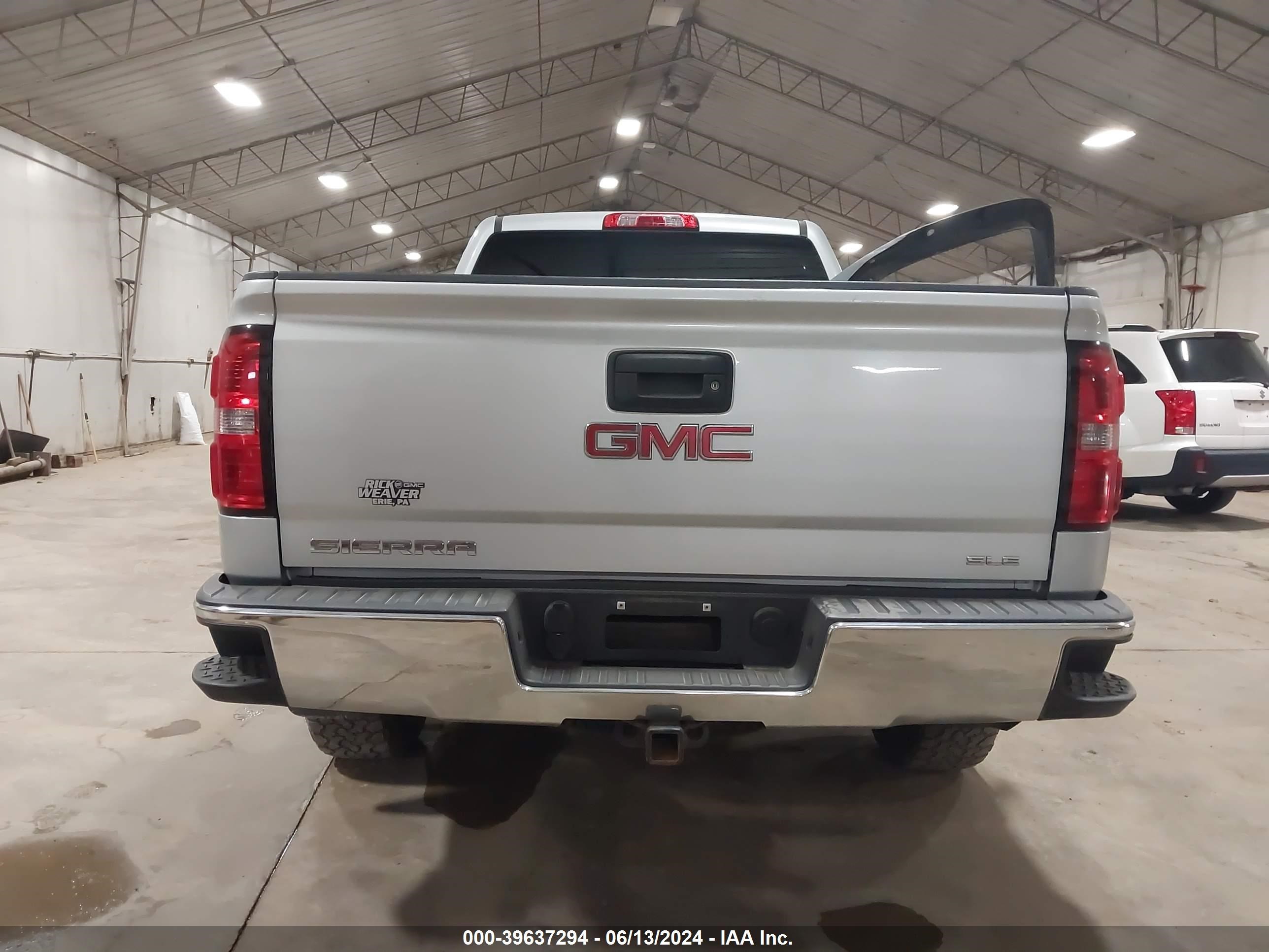 2015 GMC Sierra 1500 Sle vin: 1GTV2UECXFZ170185