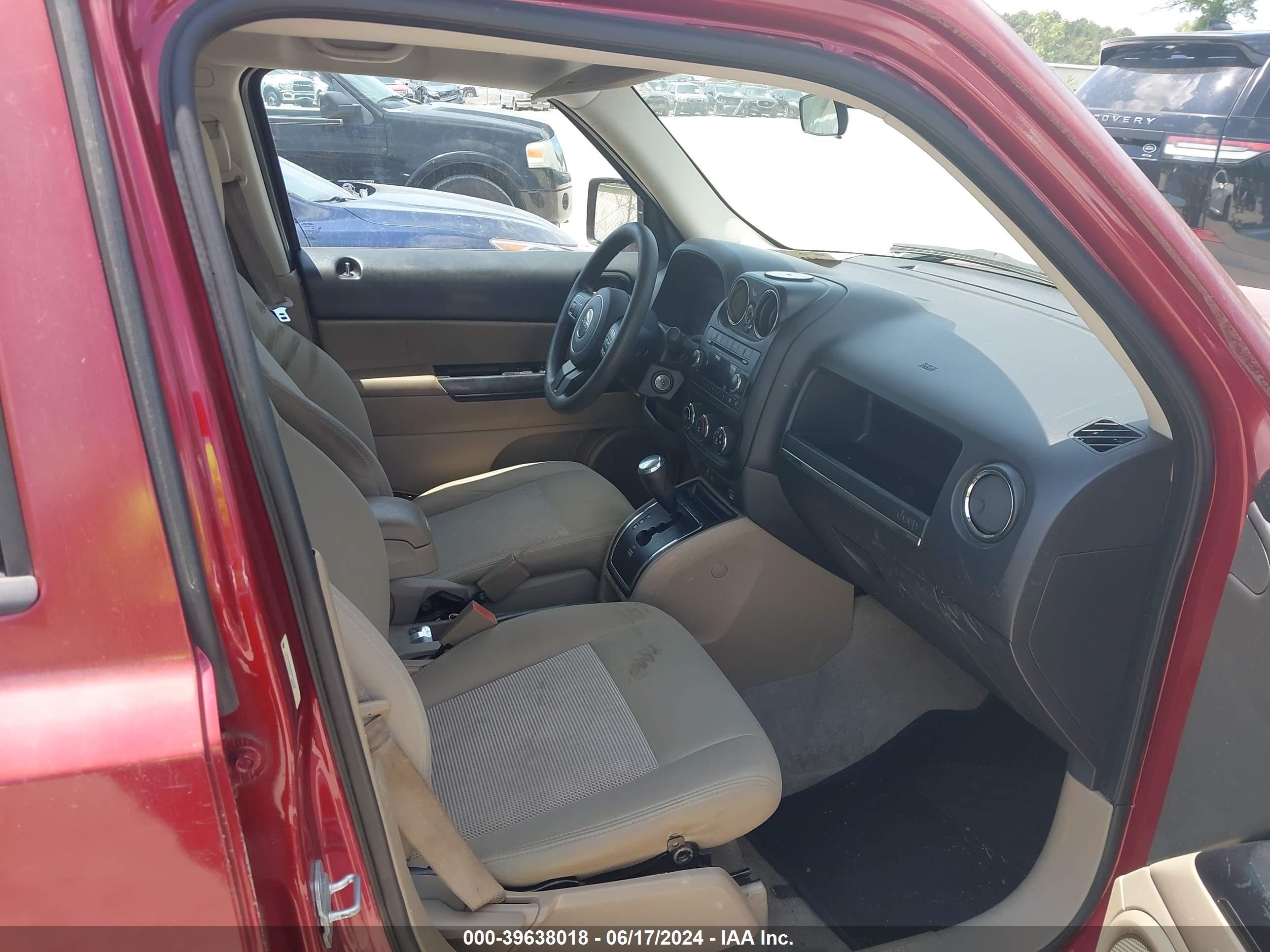 2013 Jeep Patriot Sport vin: 1C4NJRBB9DD212433