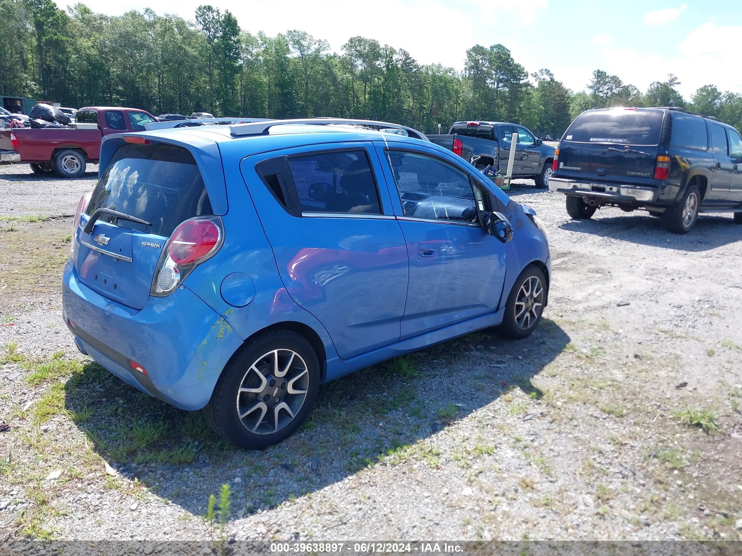 2014 Chevrolet Spark 2Lt Auto vin: KL8CF6S92EC421002