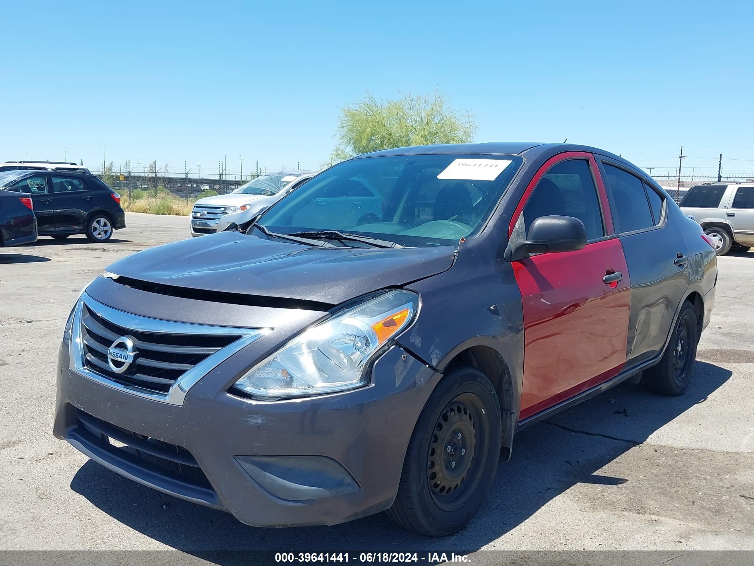 2015 Nissan Versa 1.6 S+ vin: 3N1CN7AP3FL957739