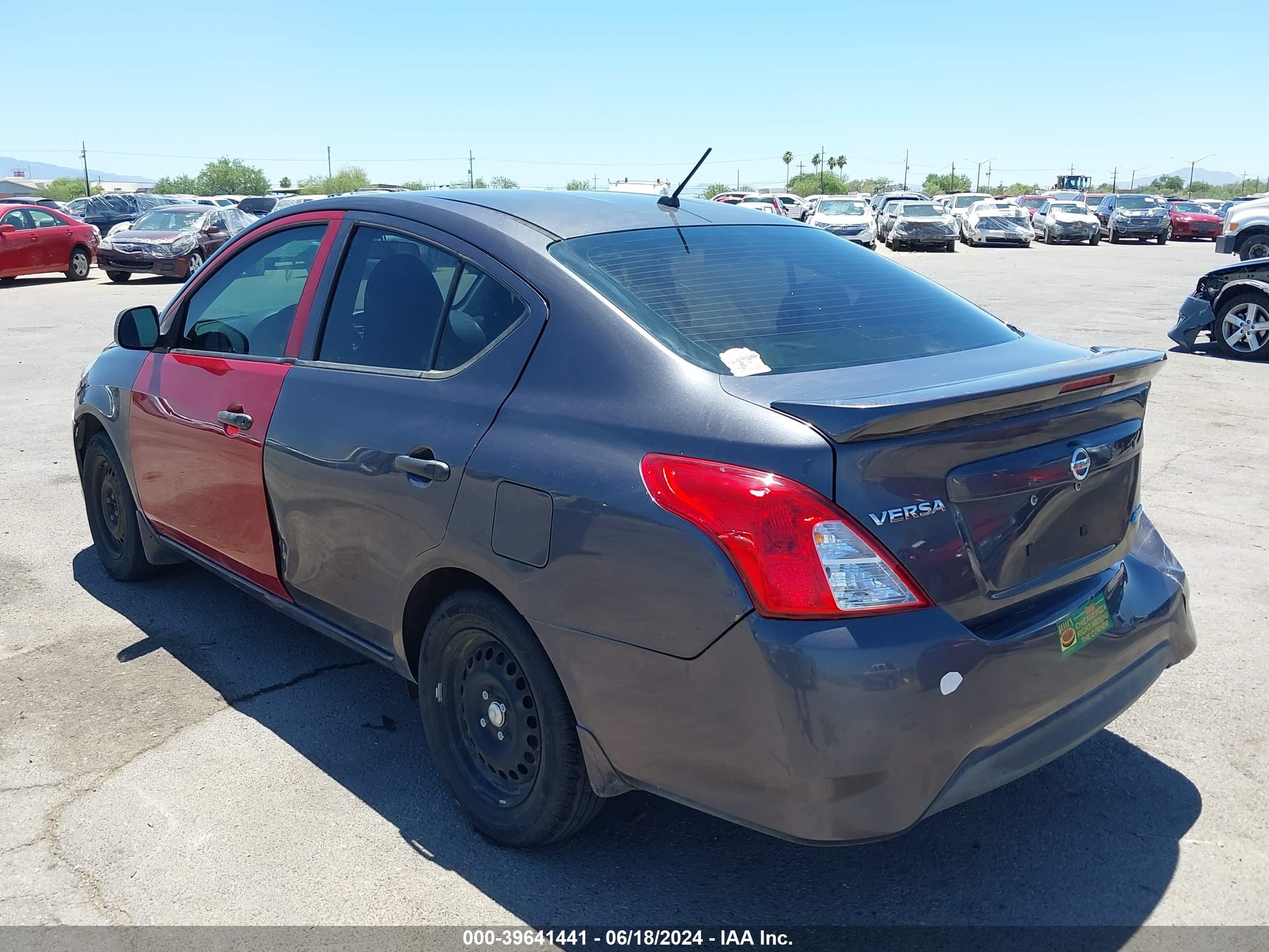 2015 Nissan Versa 1.6 S+ vin: 3N1CN7AP3FL957739