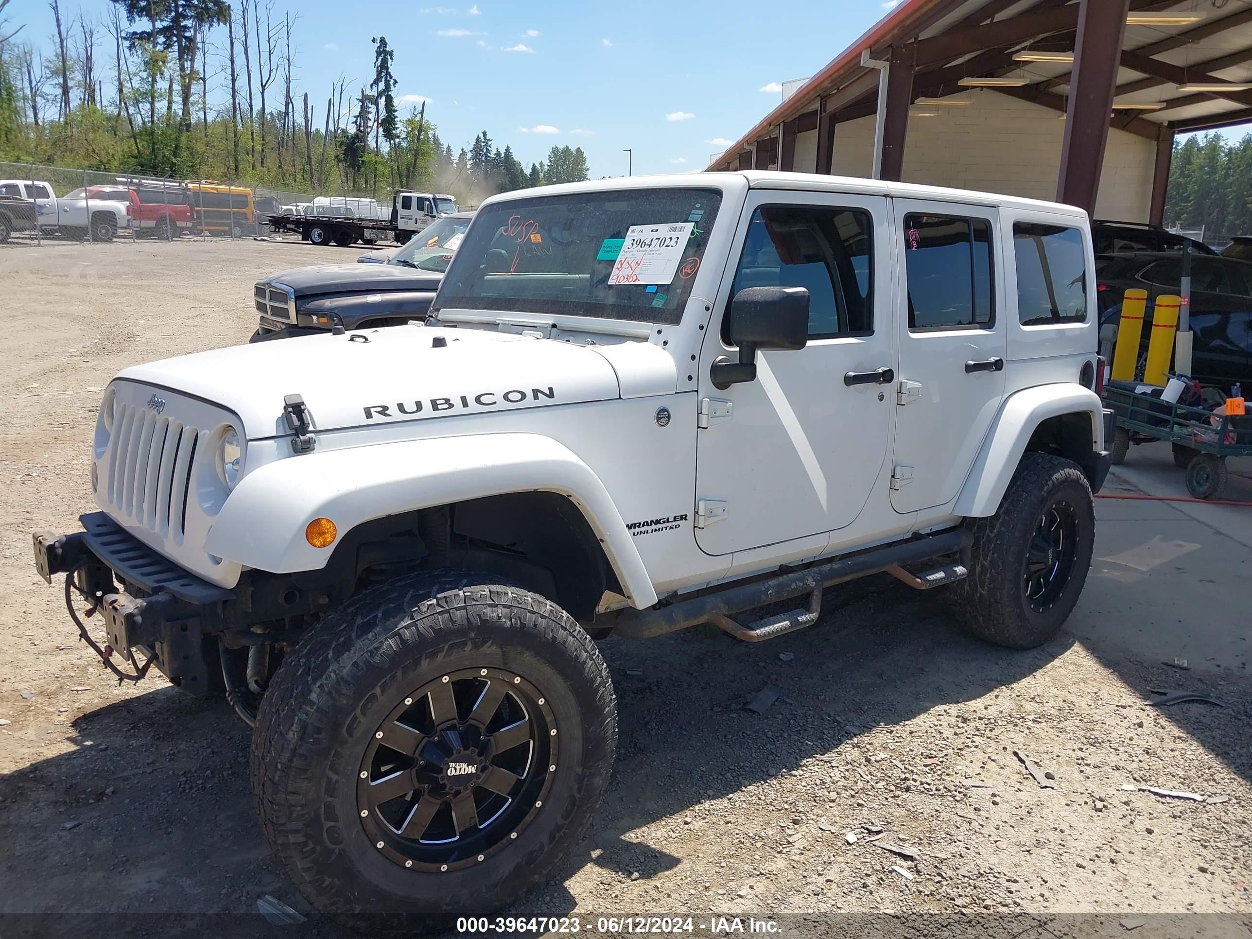 2014 Jeep Wrangler Unlimited Rubicon vin: 1C4BJWFG6EL112028