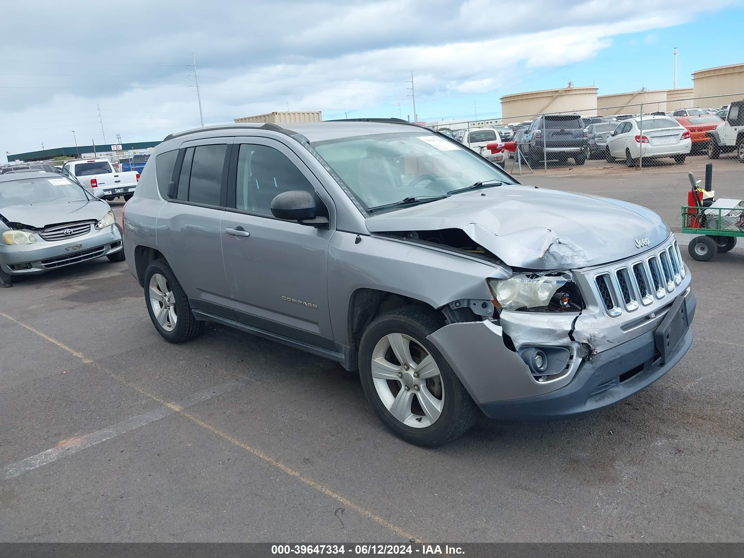 2016 Jeep Compass Sport vin: 1C4NJCBA5GD567835