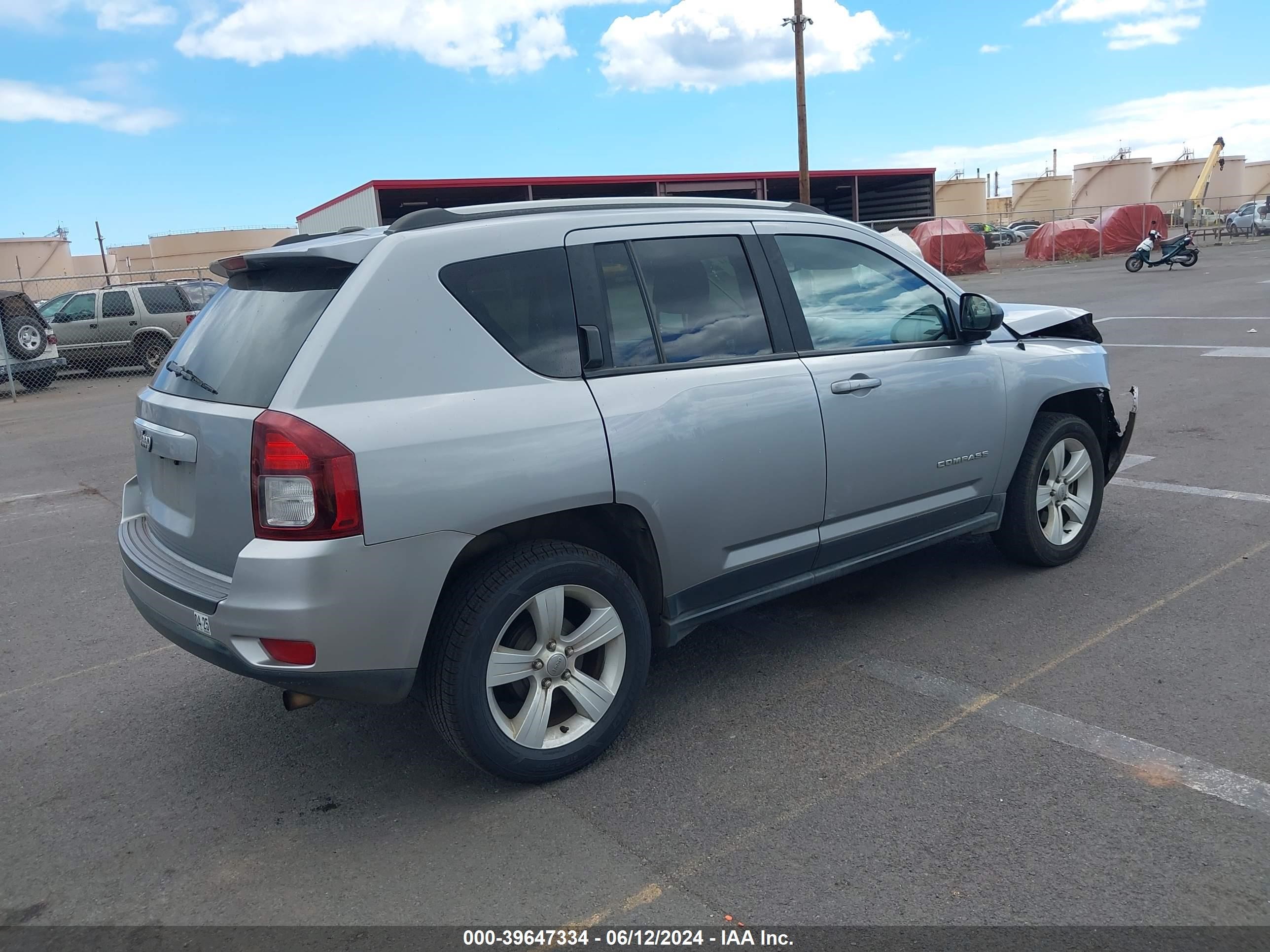 2016 Jeep Compass Sport vin: 1C4NJCBA5GD567835