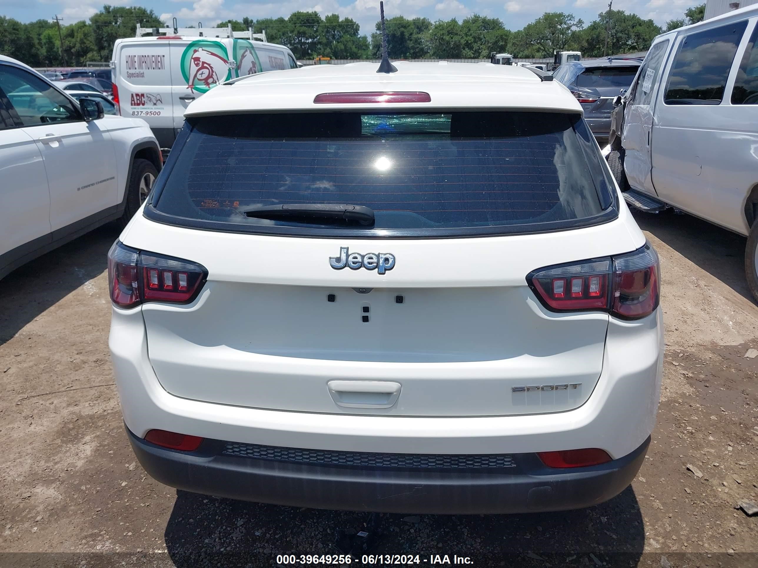 2020 Jeep Compass Sport Fwd vin: 3C4NJCAB4LT253009