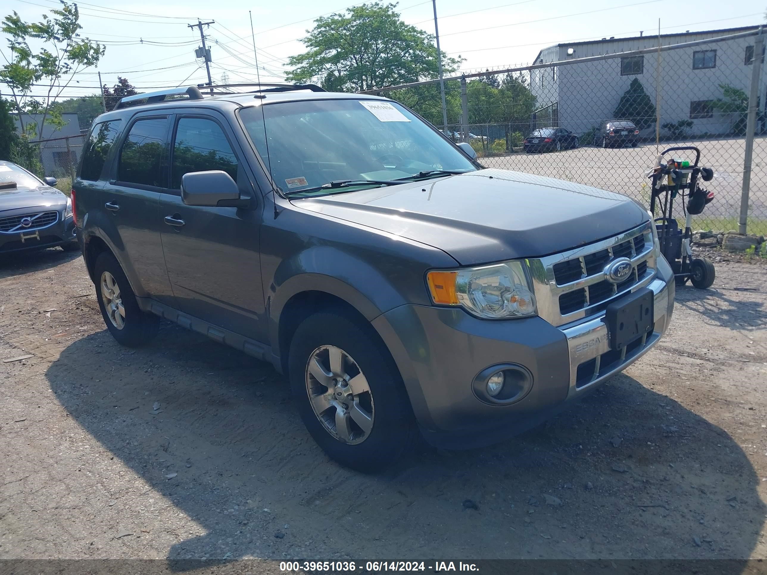 2012 Ford Escape Limited vin: 1FMCU9EG5CKA09695