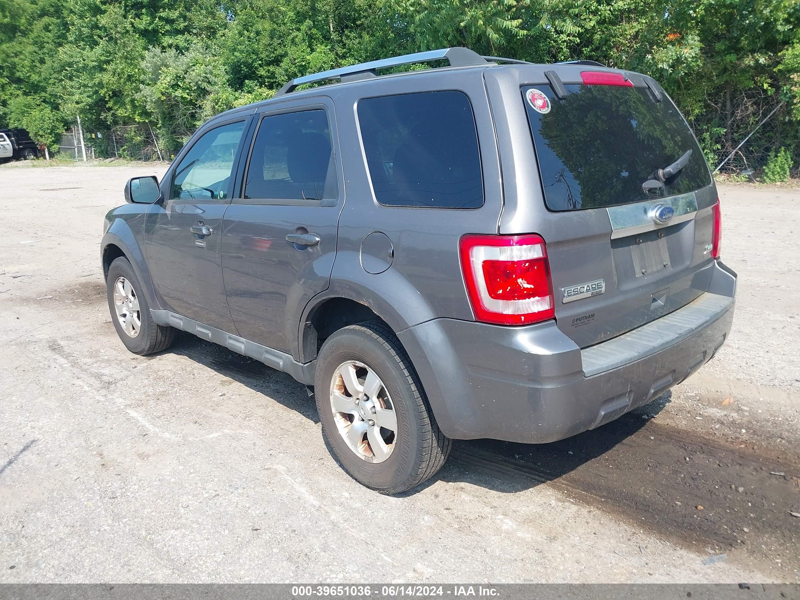 2012 Ford Escape Limited vin: 1FMCU9EG5CKA09695