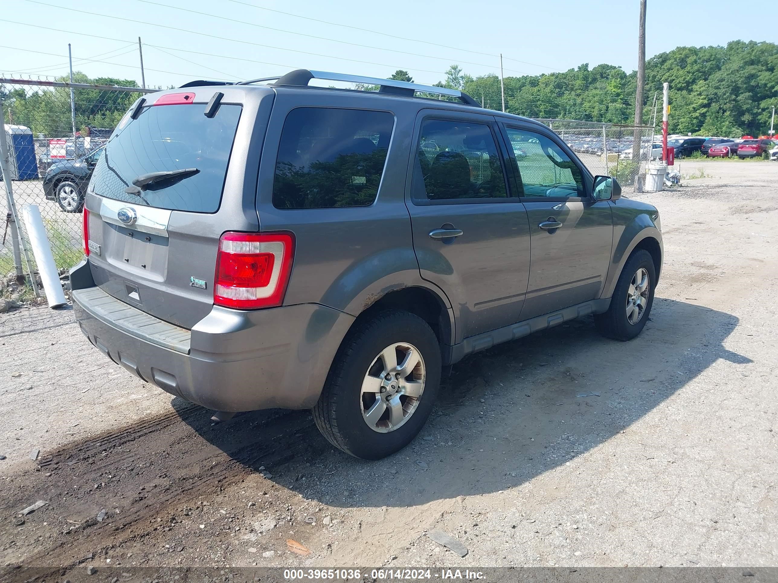 2012 Ford Escape Limited vin: 1FMCU9EG5CKA09695