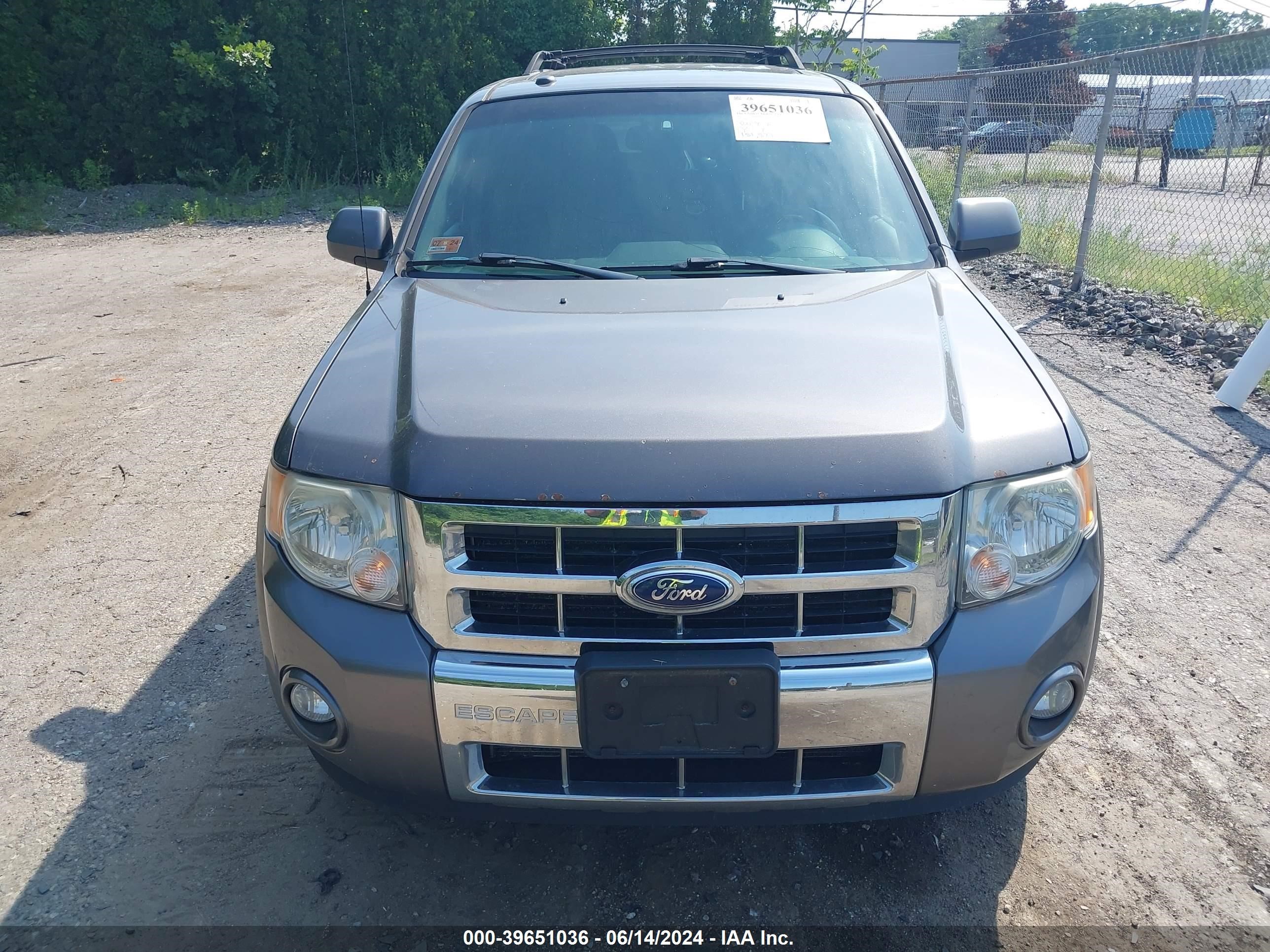 2012 Ford Escape Limited vin: 1FMCU9EG5CKA09695