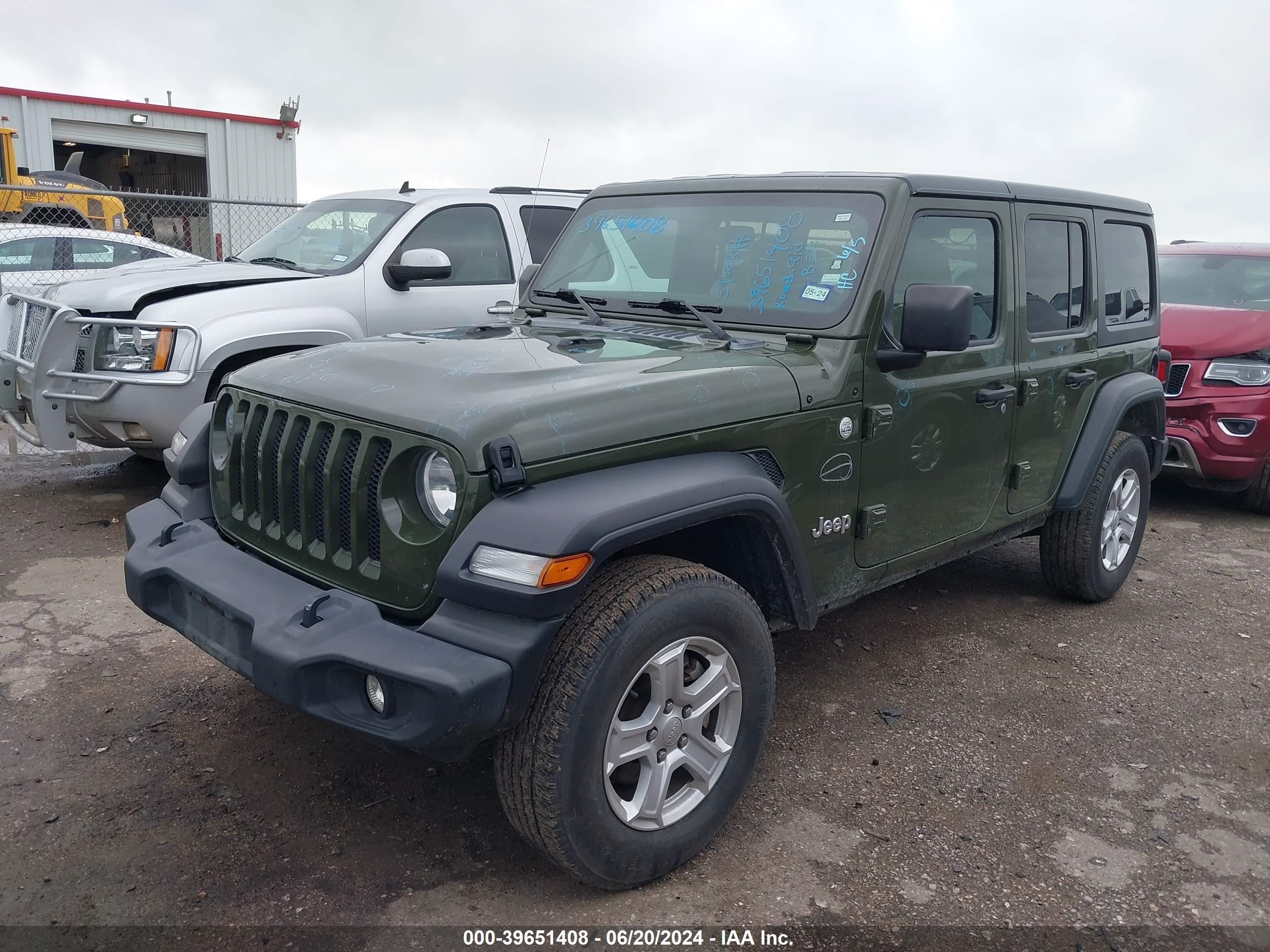 2021 Jeep Wrangler Unlimited Sport vin: 1C4HJXDN0MW622051