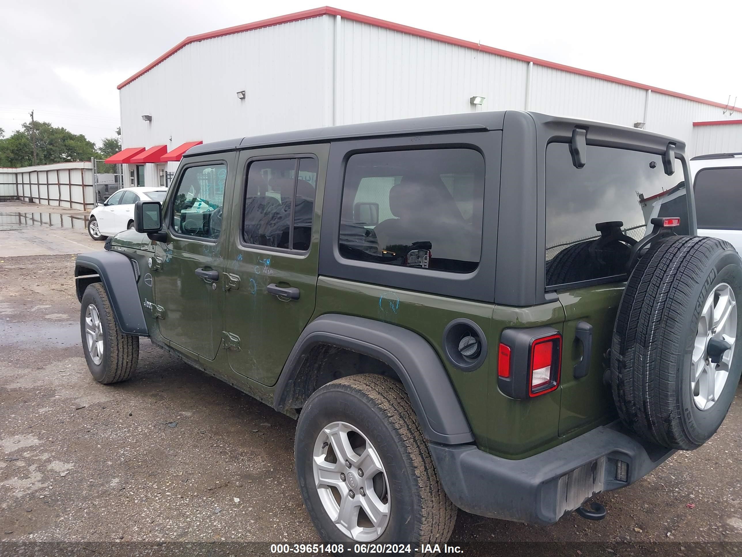 2021 Jeep Wrangler Unlimited Sport vin: 1C4HJXDN0MW622051