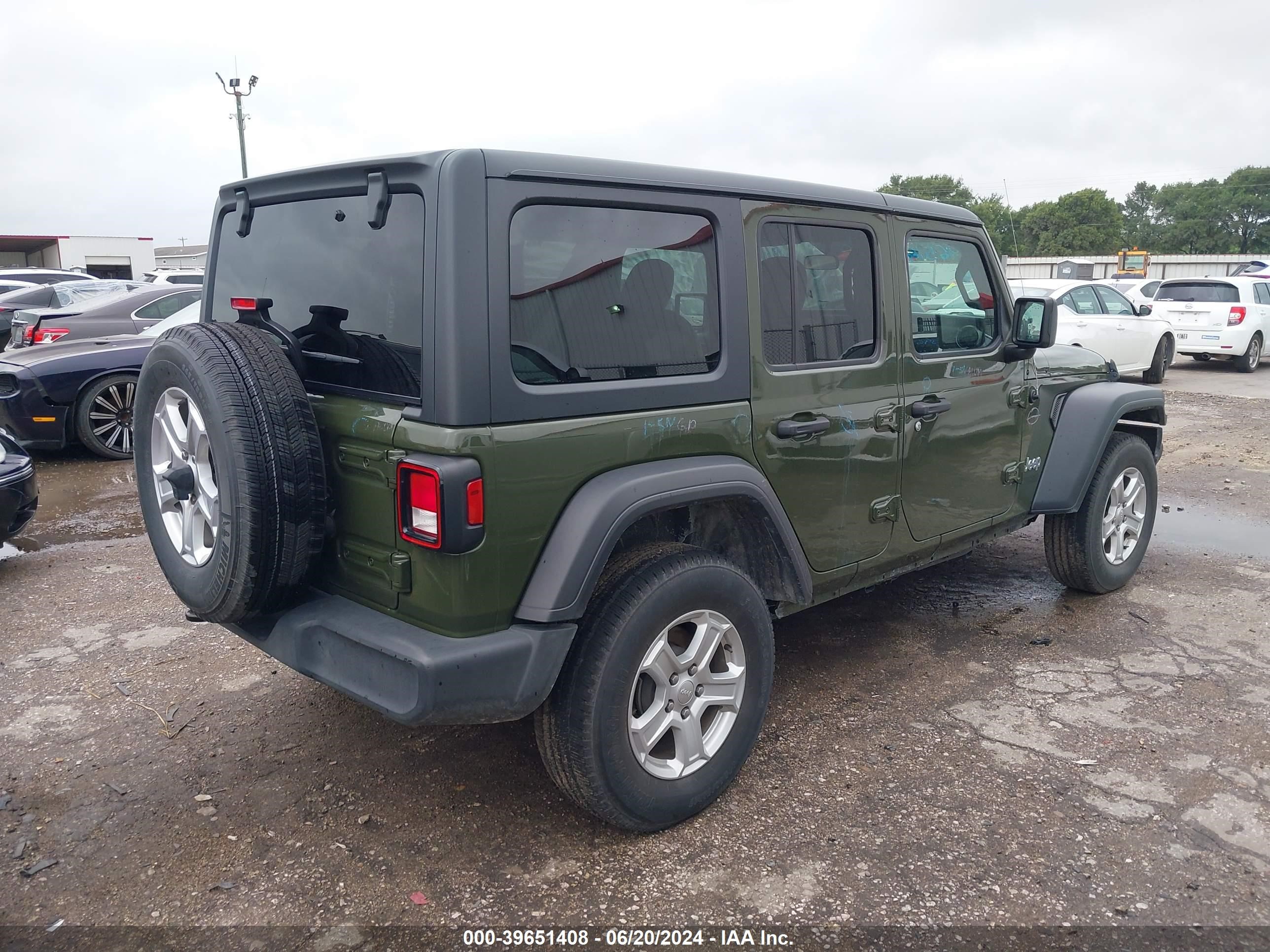 2021 Jeep Wrangler Unlimited Sport vin: 1C4HJXDN0MW622051