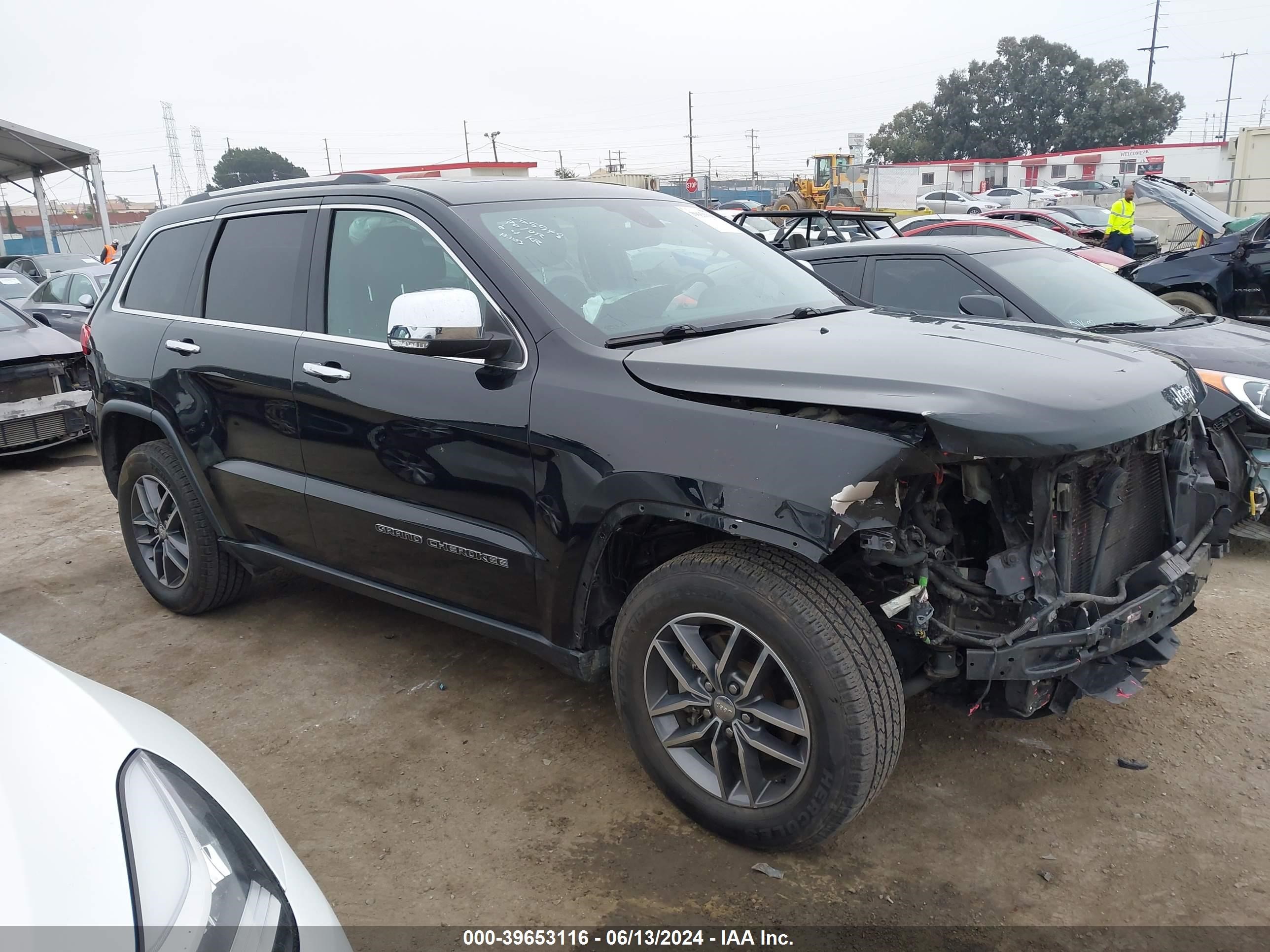 2017 Jeep Grand Cherokee Limited 4X2 vin: 1C4RJEBG3HC765452