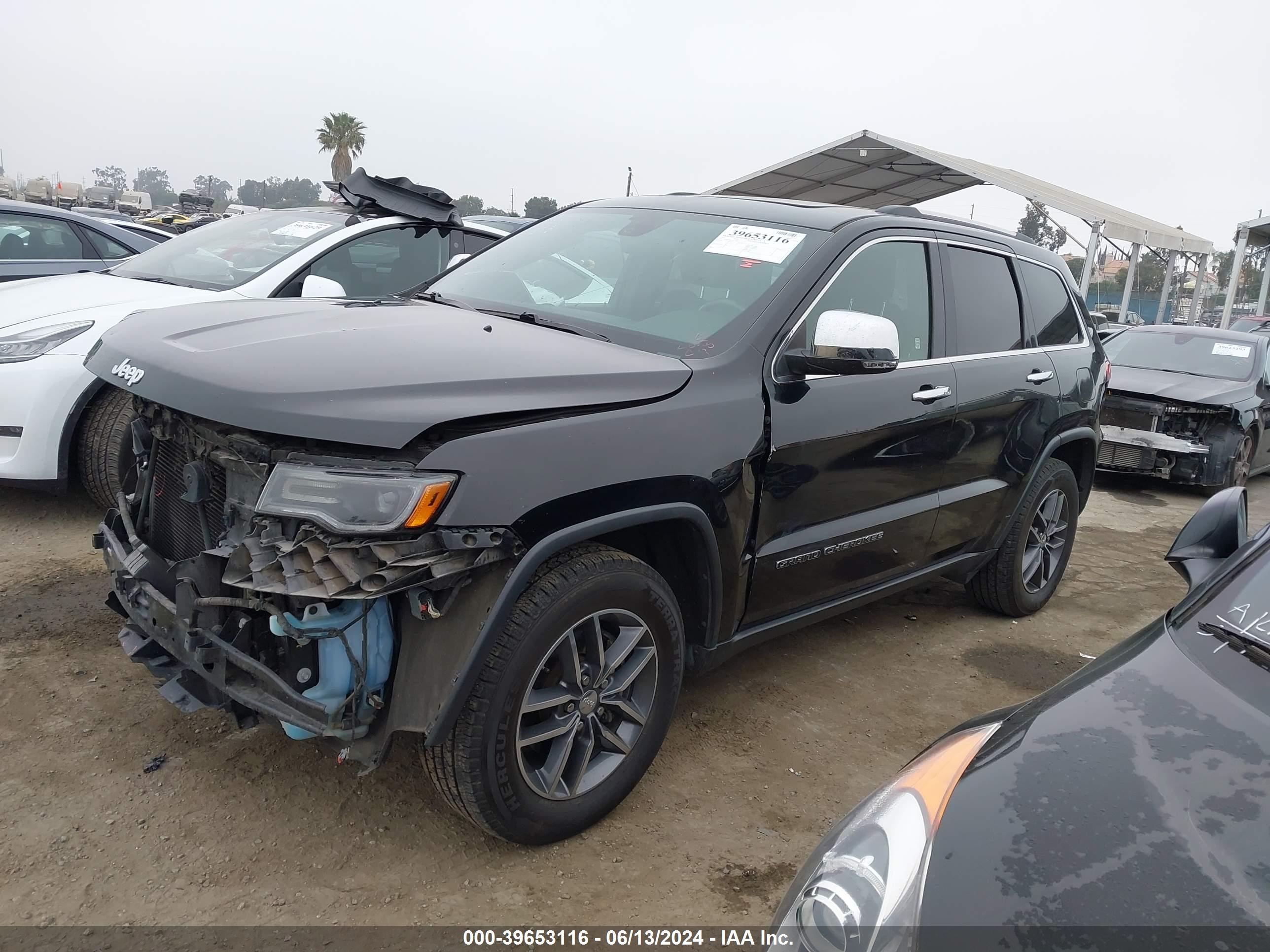 2017 Jeep Grand Cherokee Limited 4X2 vin: 1C4RJEBG3HC765452