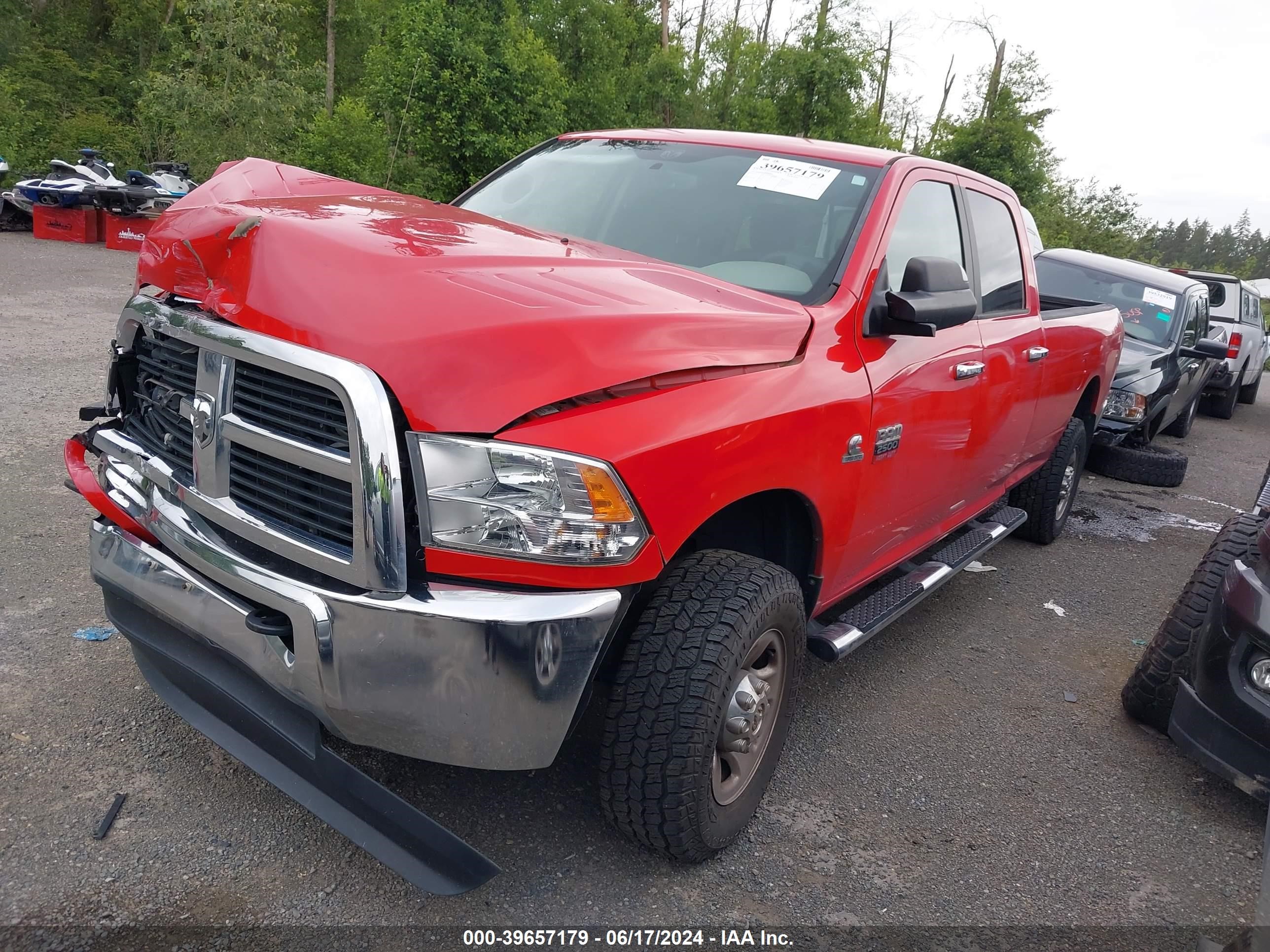 2012 Ram 2500 Slt vin: 3C6UD5JLXCG331235