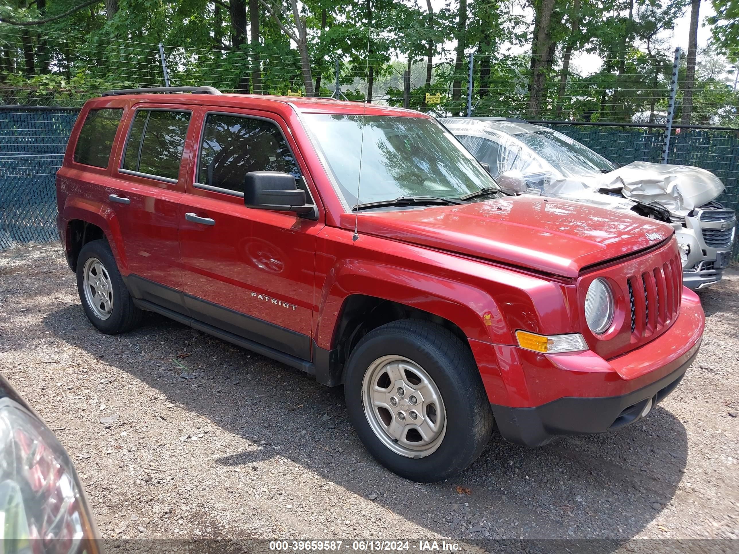 2015 Jeep Patriot Sport vin: 1C4NJPBB9FD400084