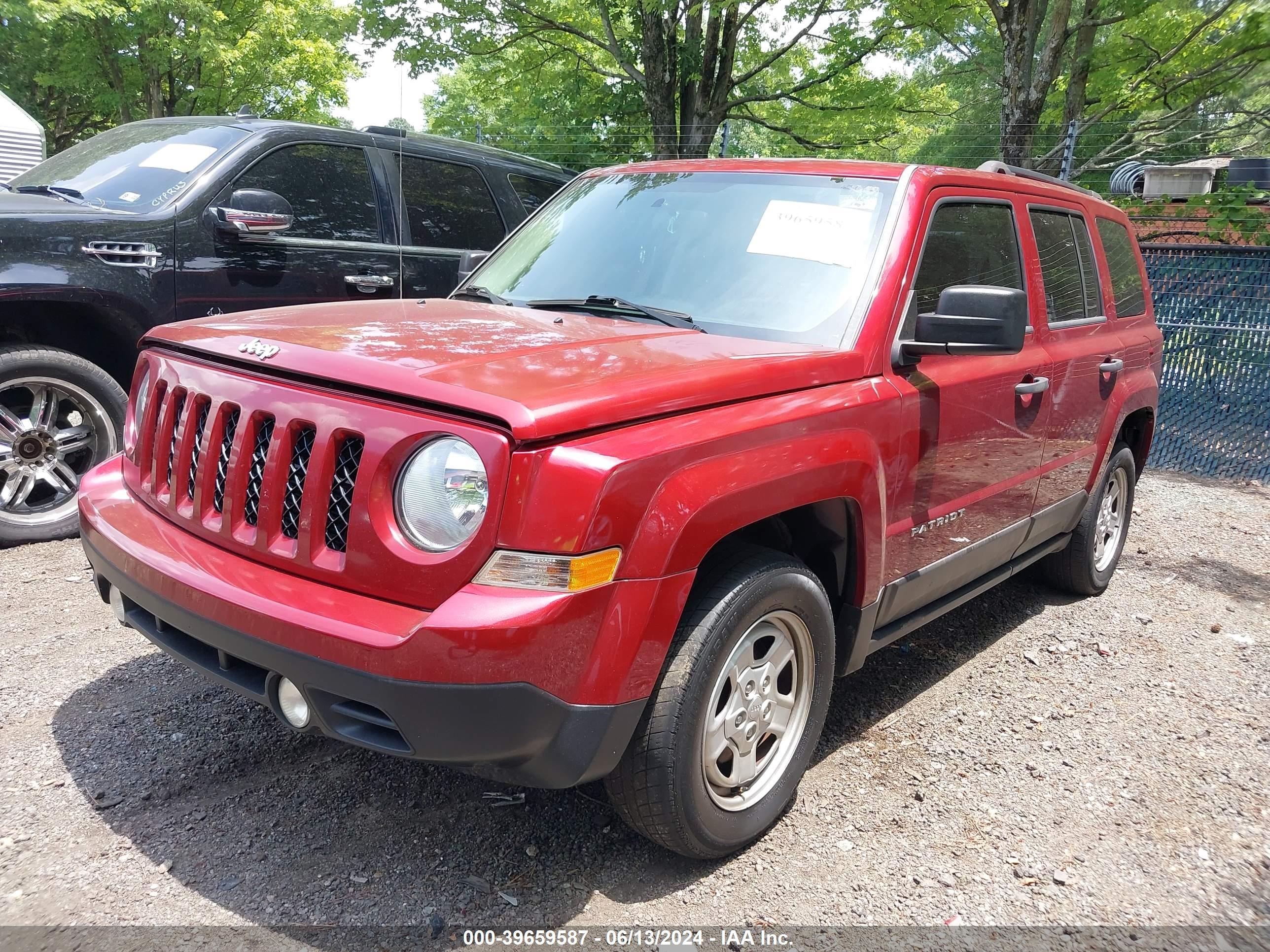 2015 Jeep Patriot Sport vin: 1C4NJPBB9FD400084