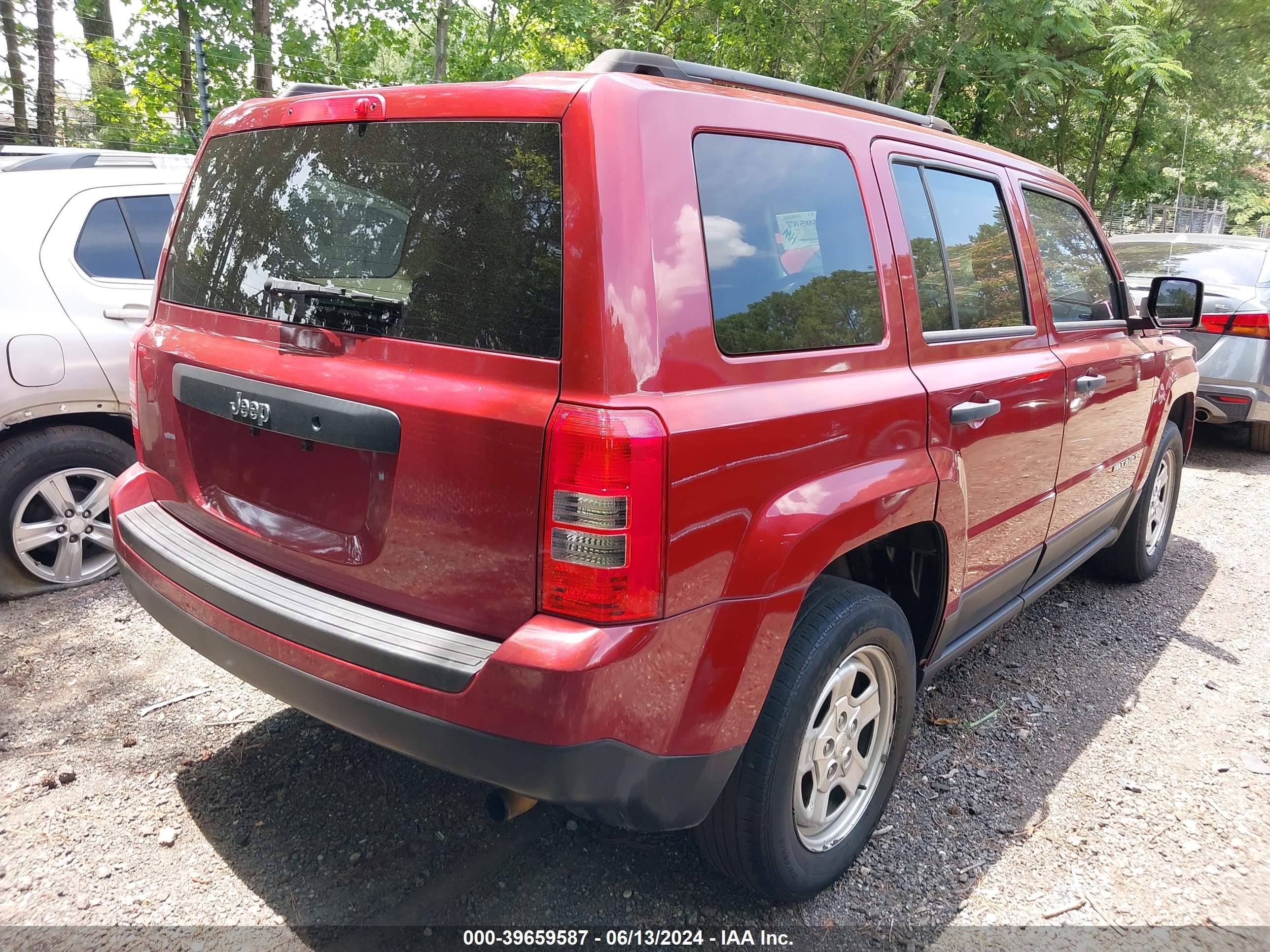 2015 Jeep Patriot Sport vin: 1C4NJPBB9FD400084