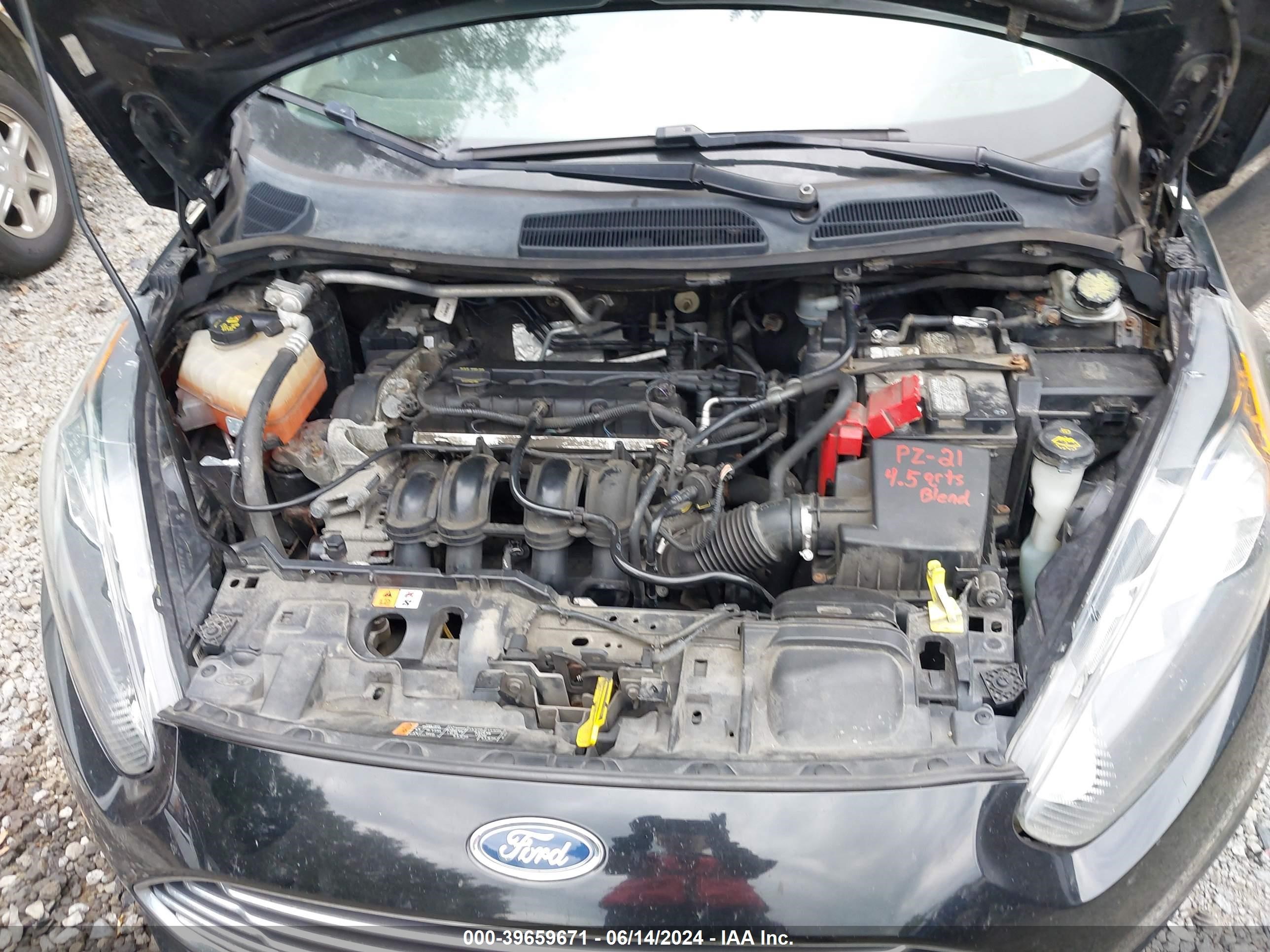 2016 Ford Fiesta Se vin: 3FADP4BJ6GM119243