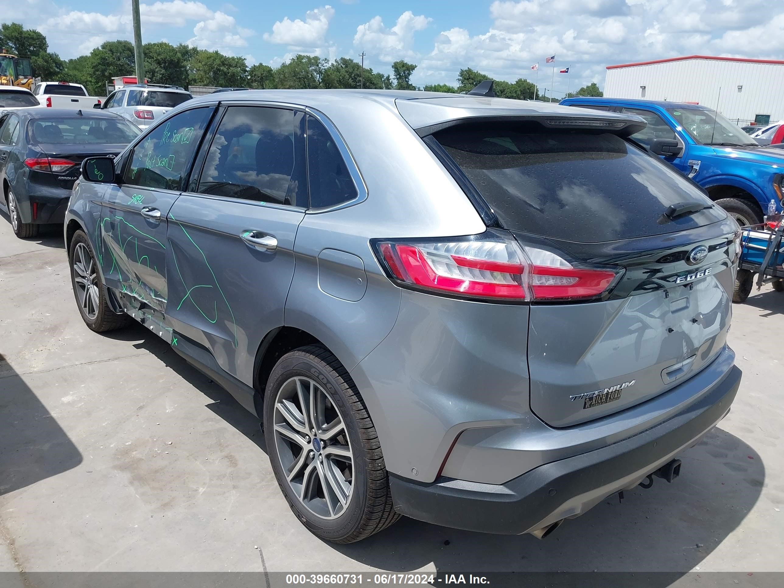 2021 Ford Edge Titanium vin: 2FMPK4K97MBA46968