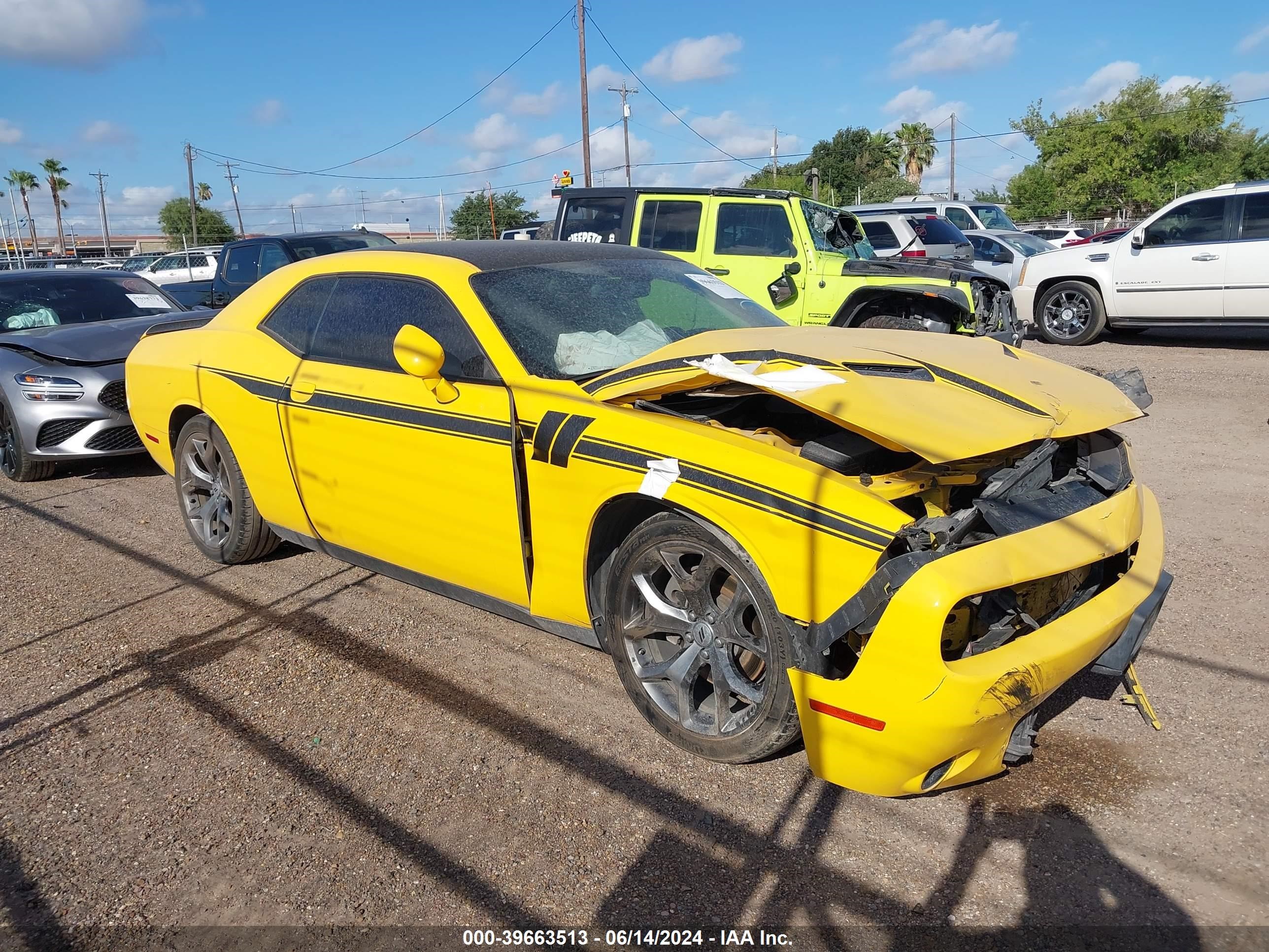 2017 Dodge Challenger Sxt vin: 2C3CDZAG1HH501198