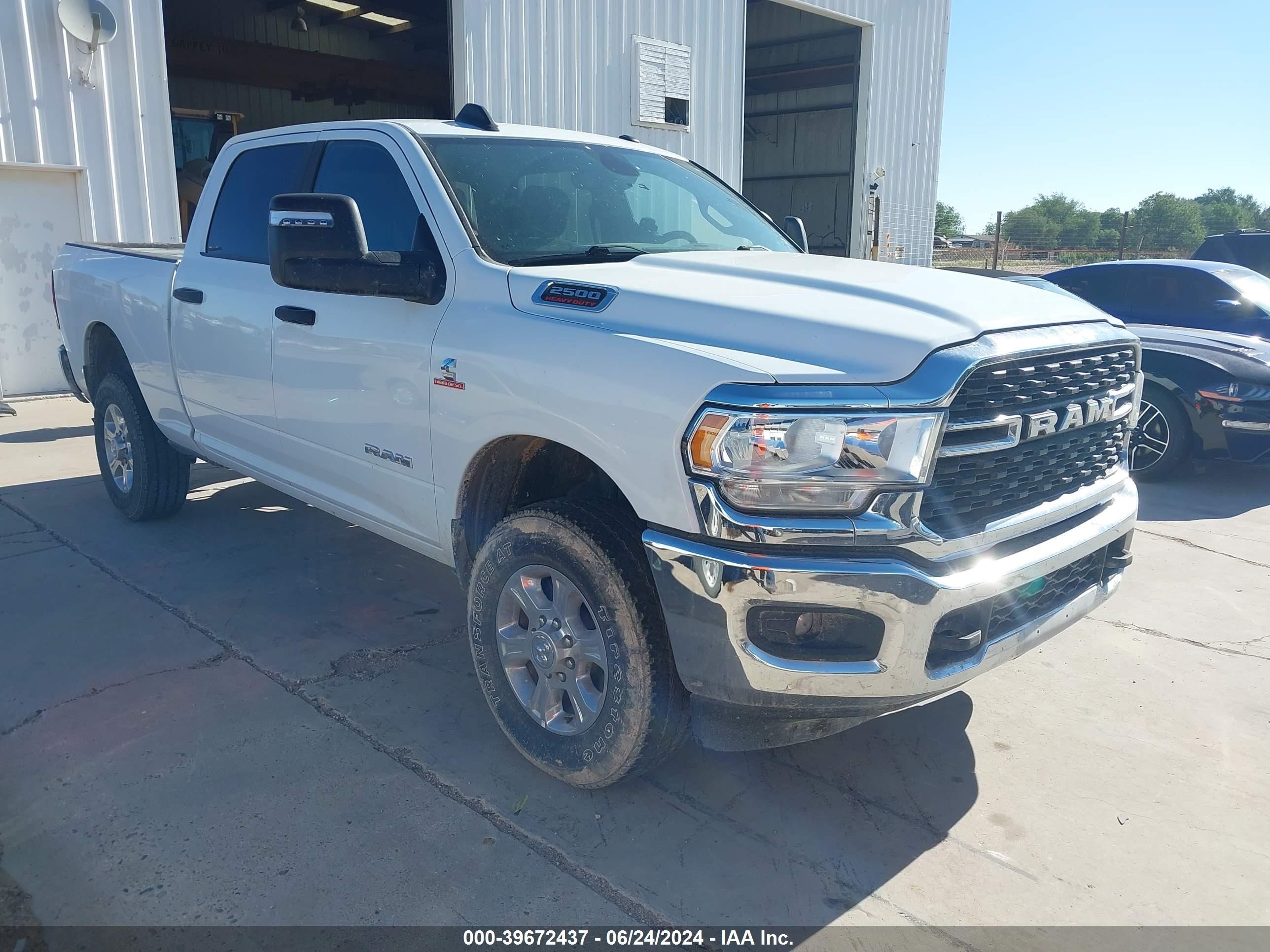 2023 Ram 2500 Big Horn 4X4 6'4 Box vin: 3C6UR5DL7PG602951