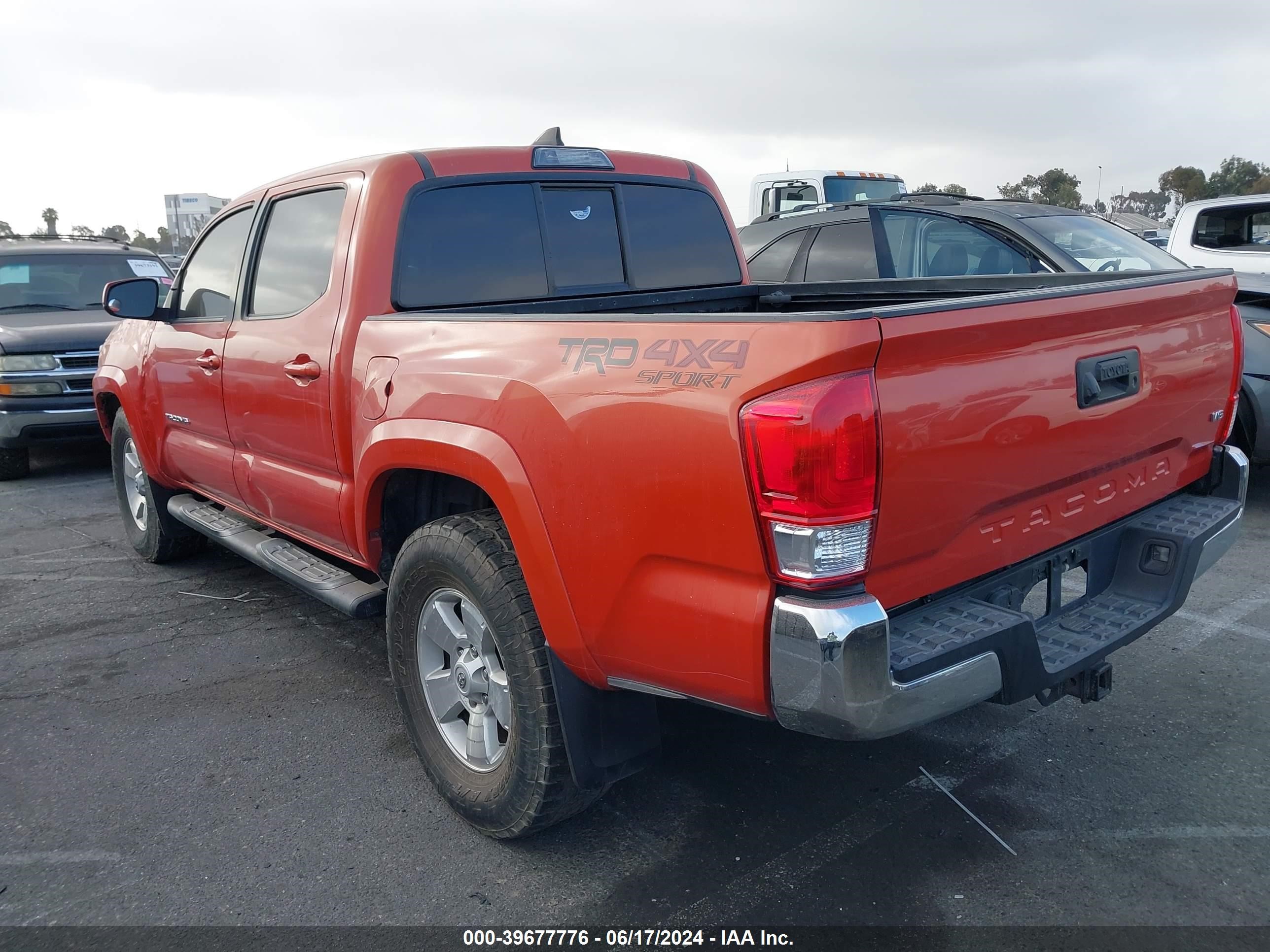 2016 Toyota Tacoma Dbl Cab/Sr5/Trd Sport/Or vin: 3TMAZ5CN7GM023359