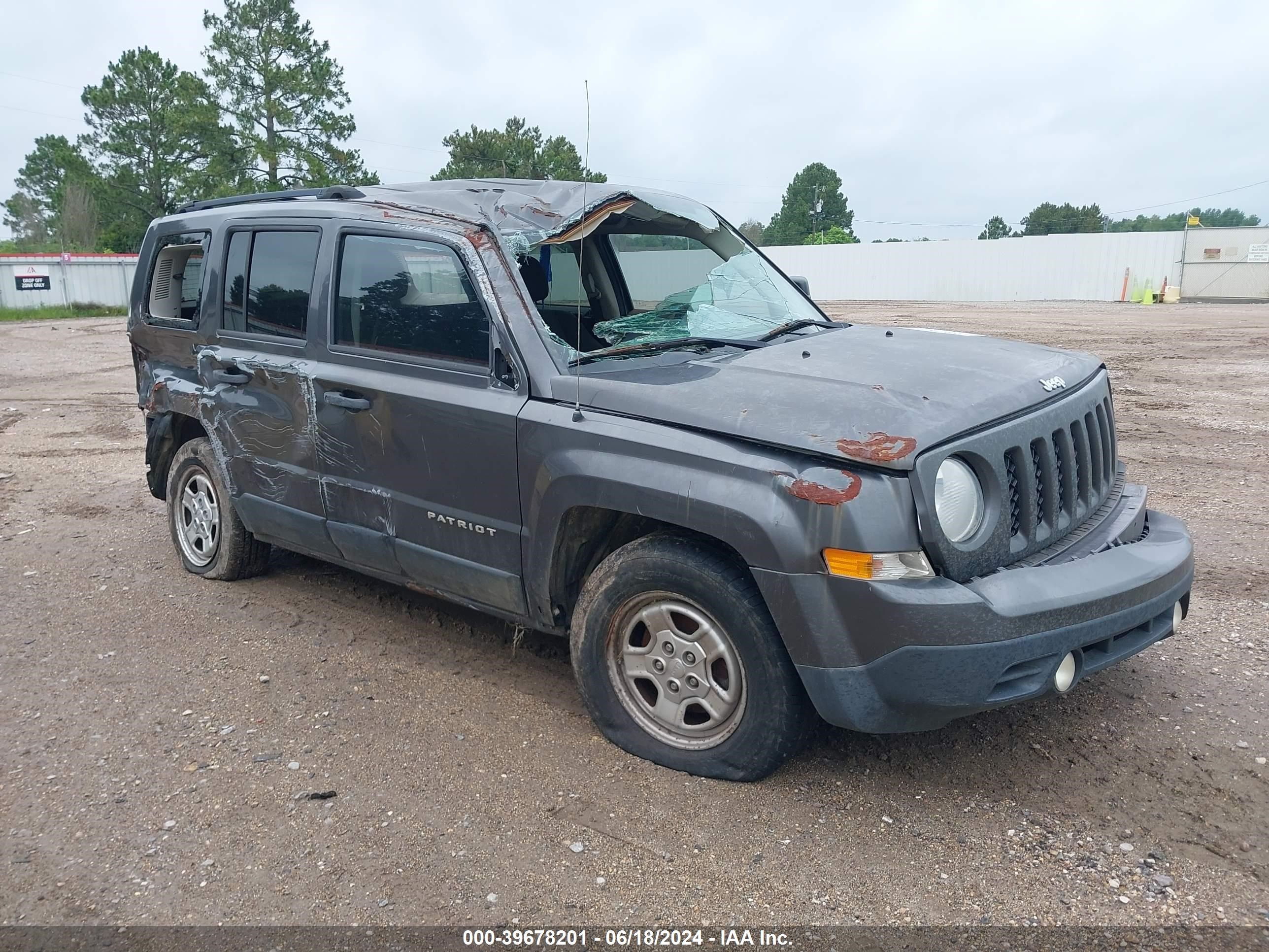 2015 Jeep Patriot Sport vin: 1C4NJPBB2FD359040