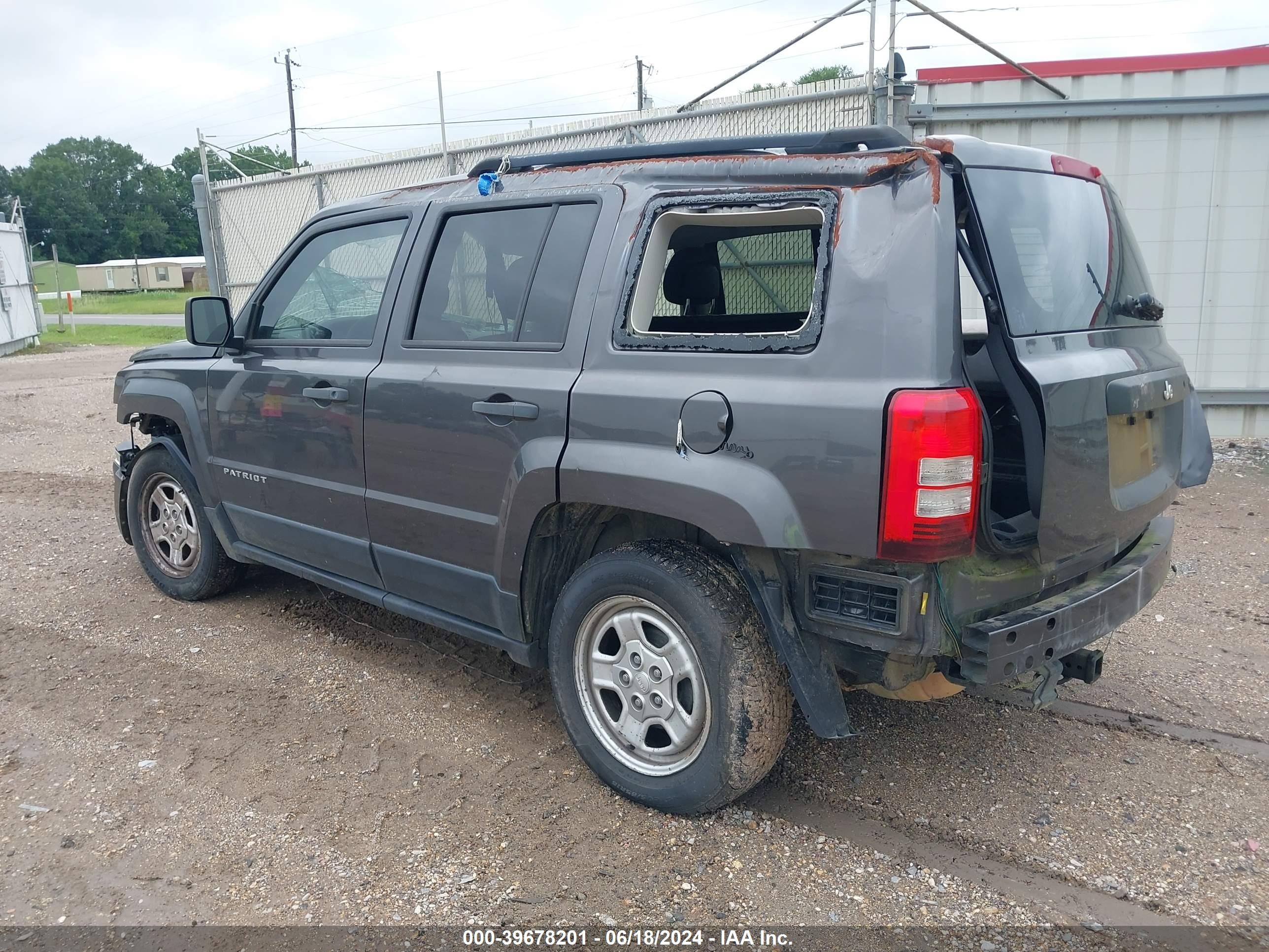 2015 Jeep Patriot Sport vin: 1C4NJPBB2FD359040