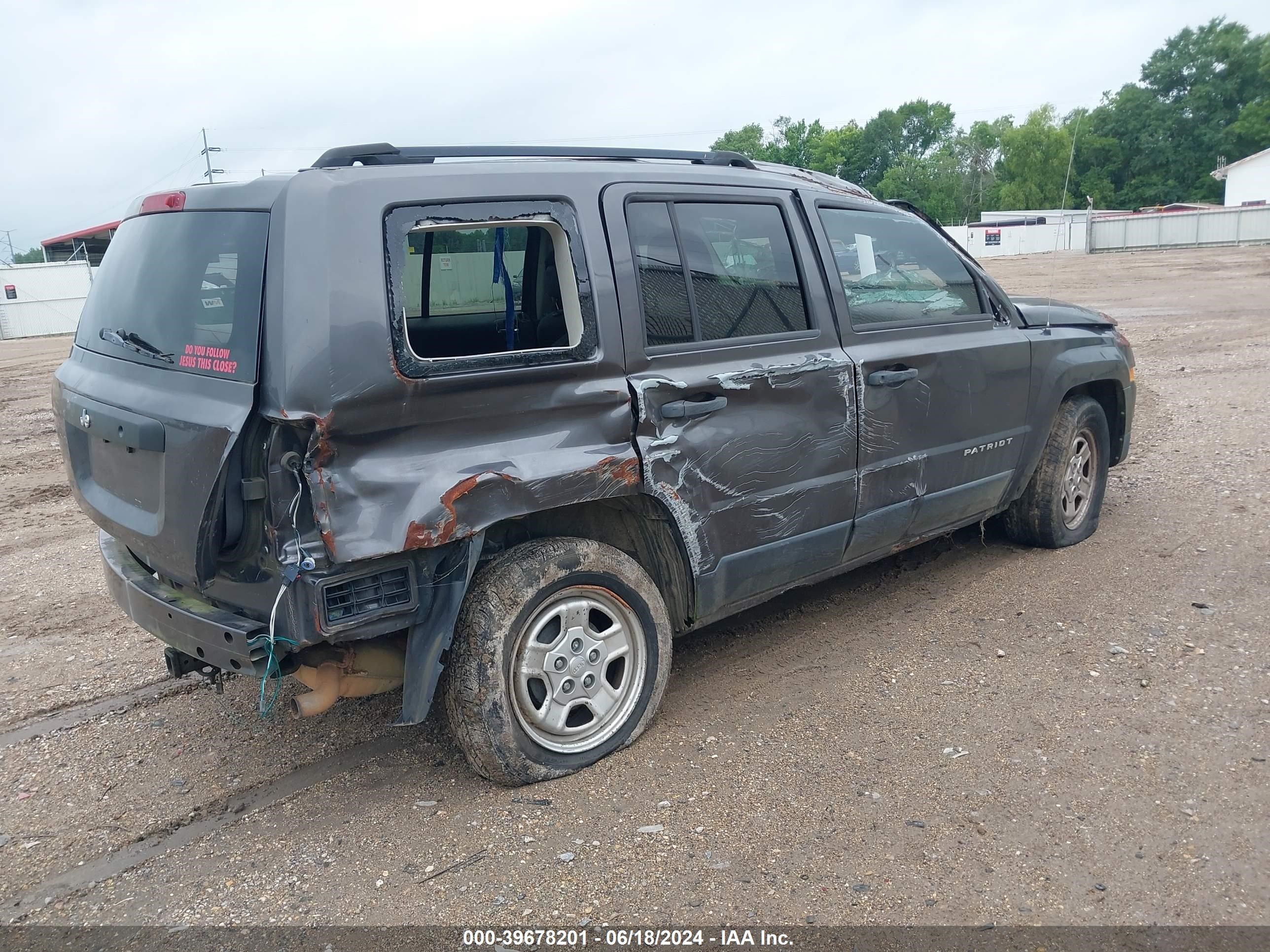 2015 Jeep Patriot Sport vin: 1C4NJPBB2FD359040