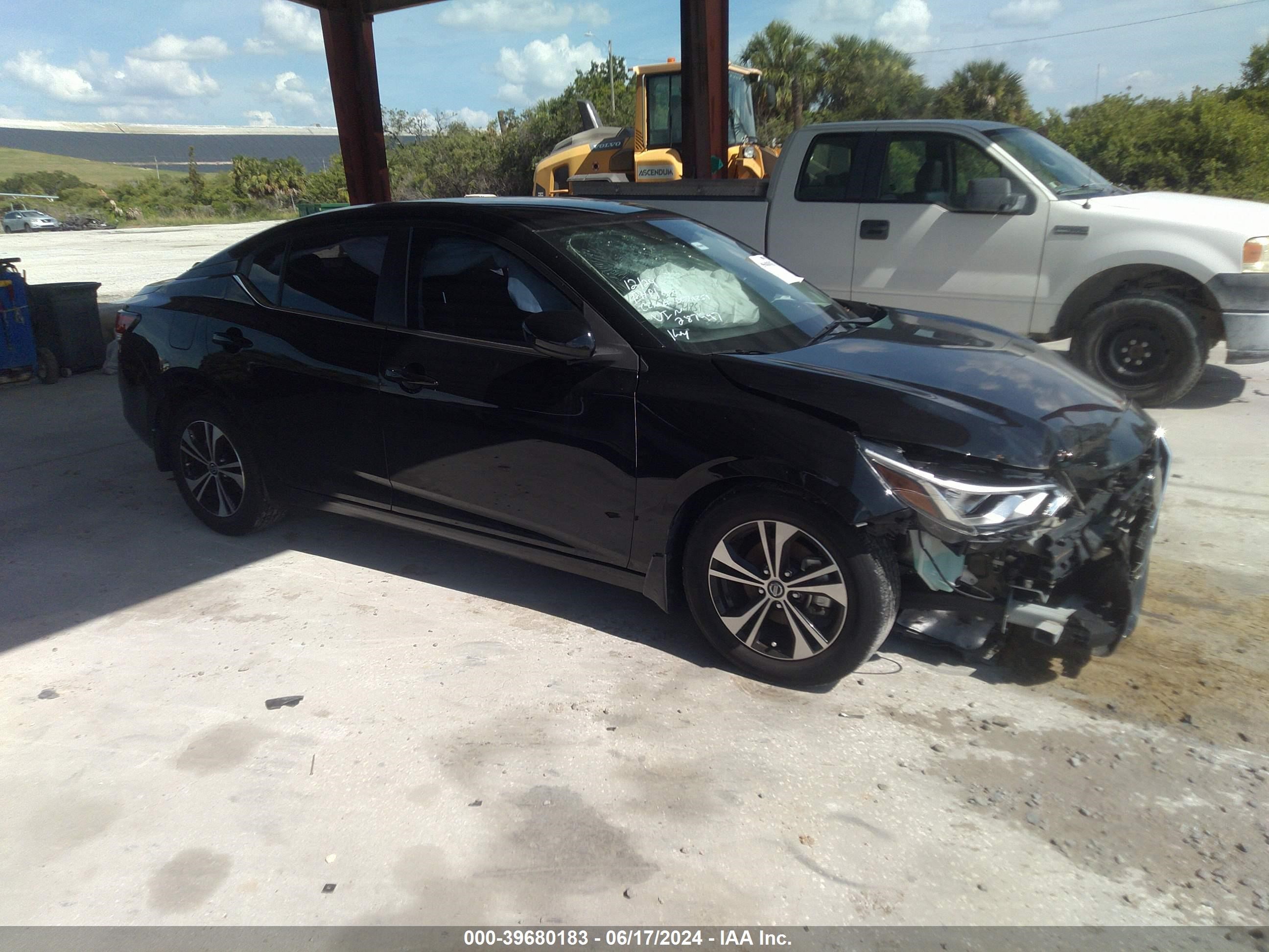 2021 Nissan Sentra Sv Xtronic Cvt vin: 3N1AB8CV5MY287497