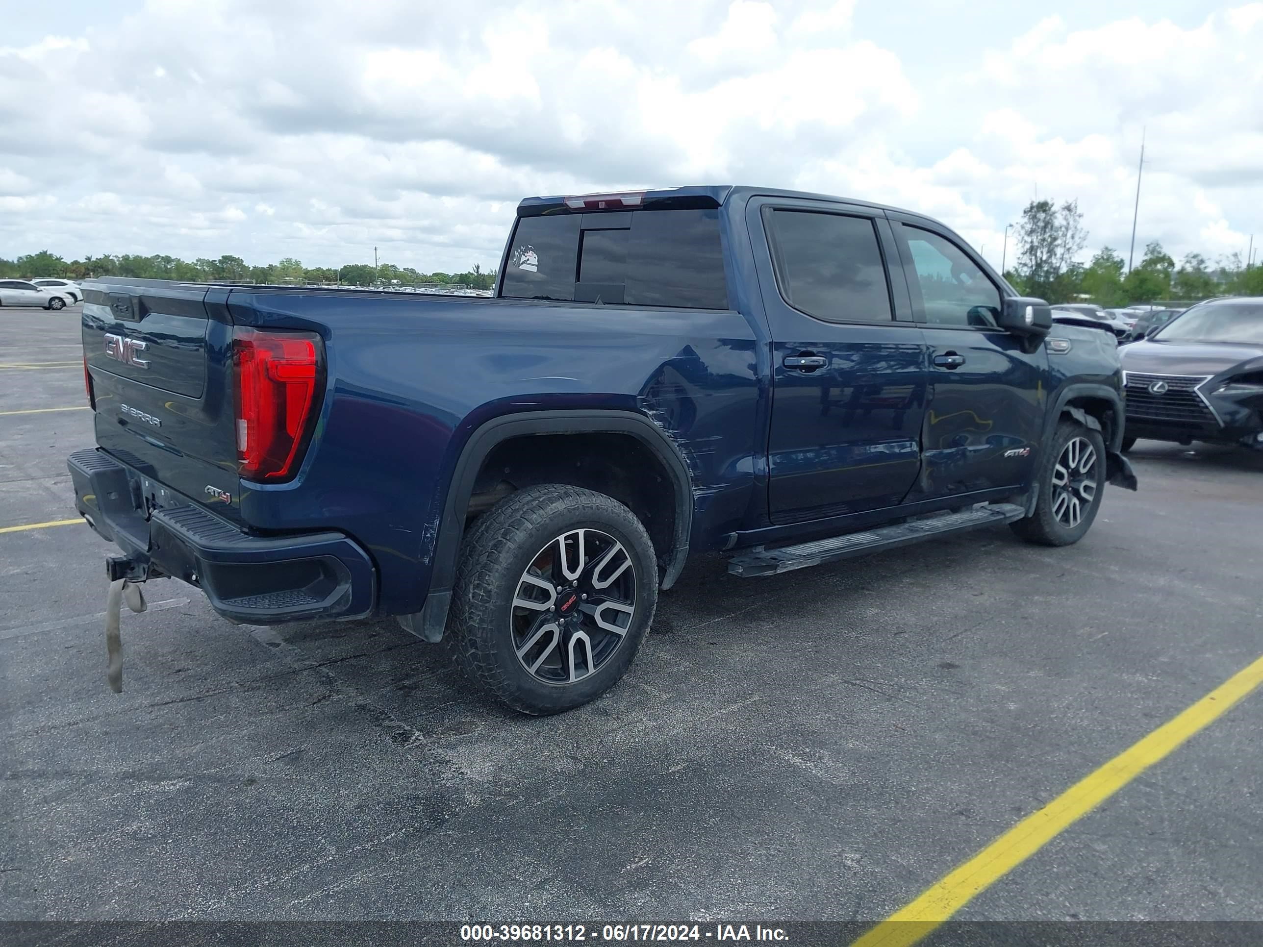 2019 GMC Sierra 1500 At4 vin: 3GTP9EELXKG242040