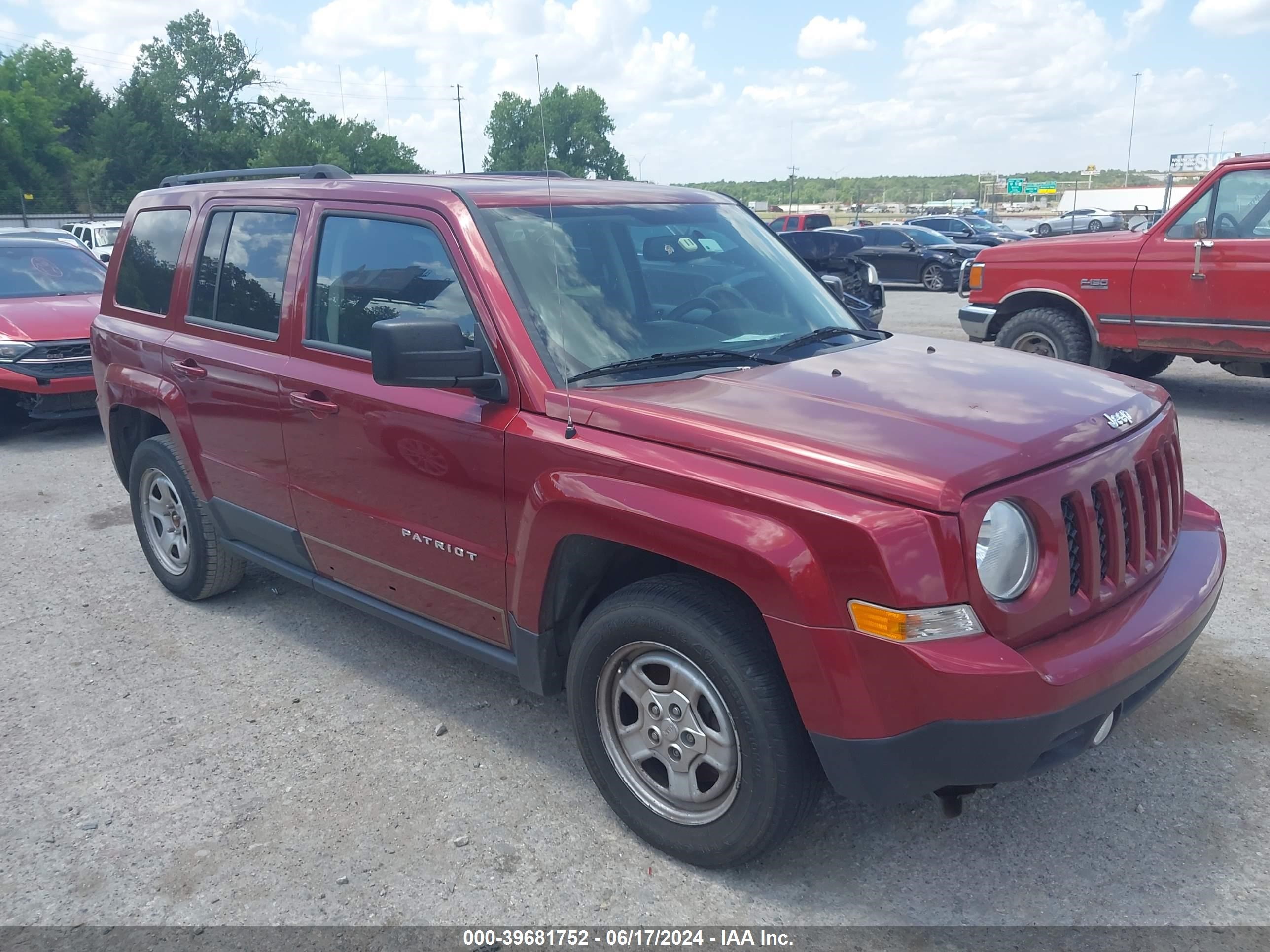 2016 Jeep Patriot Sport vin: 1C4NJPBB6GD649329