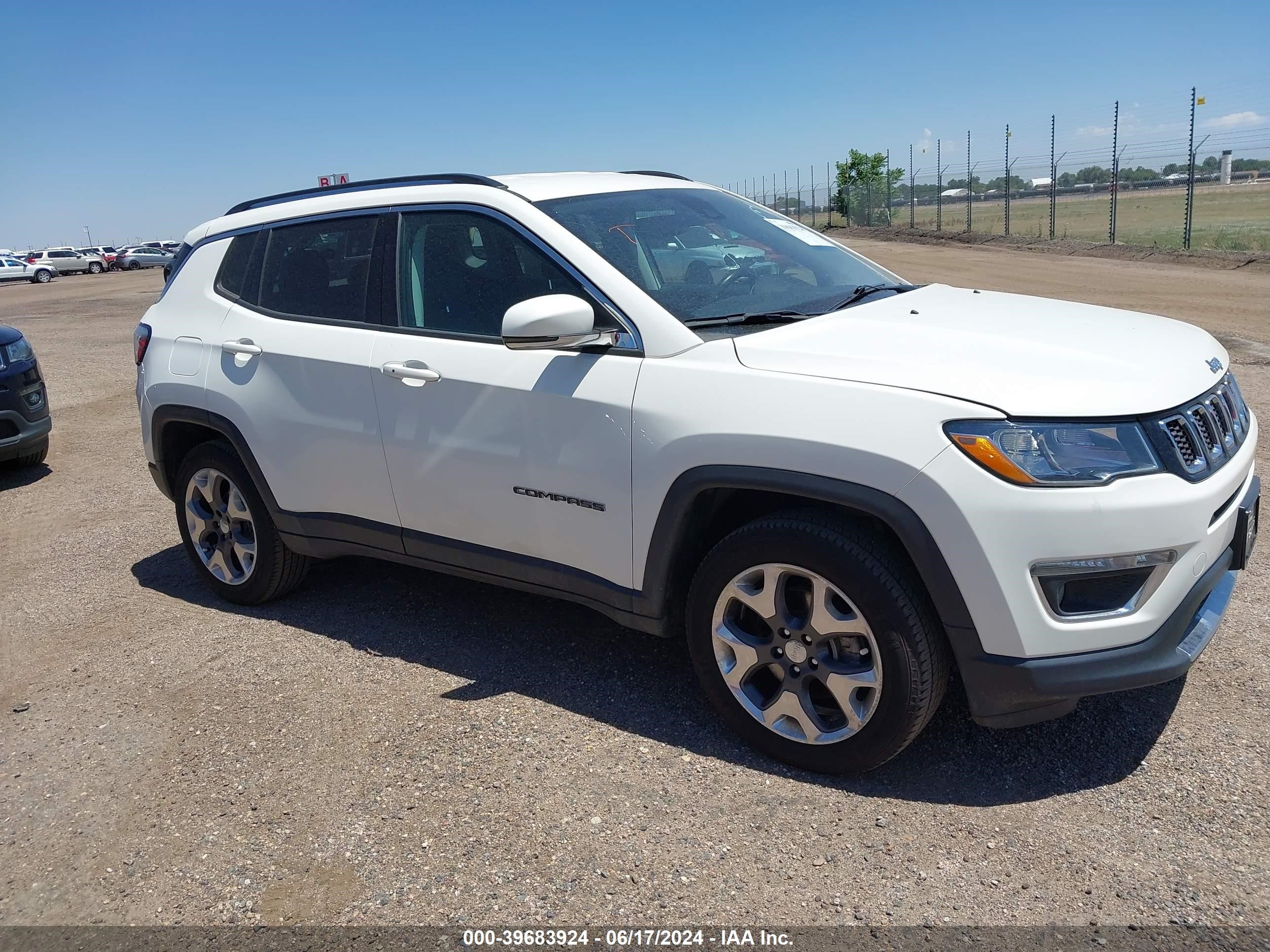 2021 Jeep Compass Limited 4X4 vin: 3C4NJDCB1MT572694