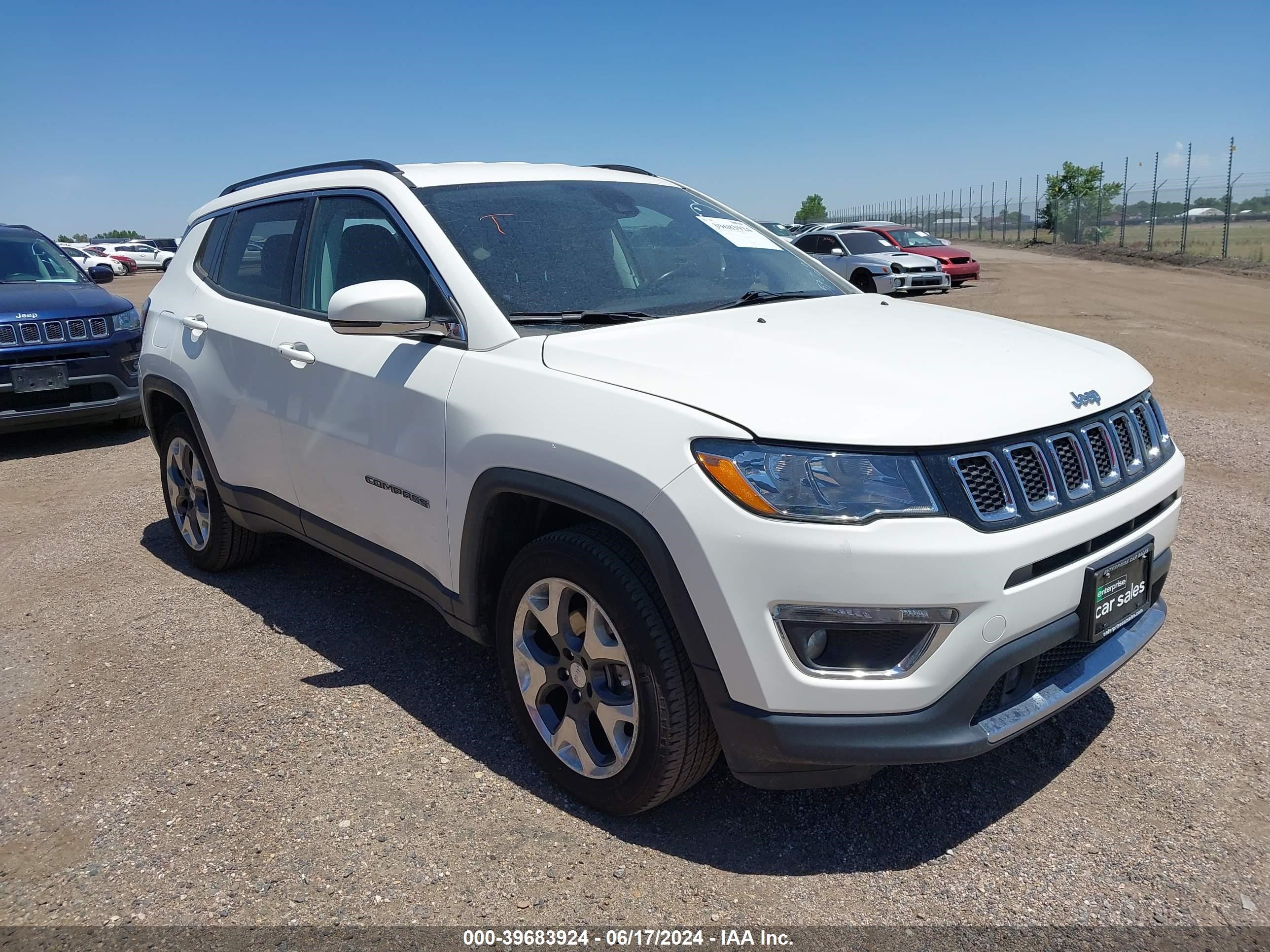 2021 Jeep Compass Limited 4X4 vin: 3C4NJDCB1MT572694