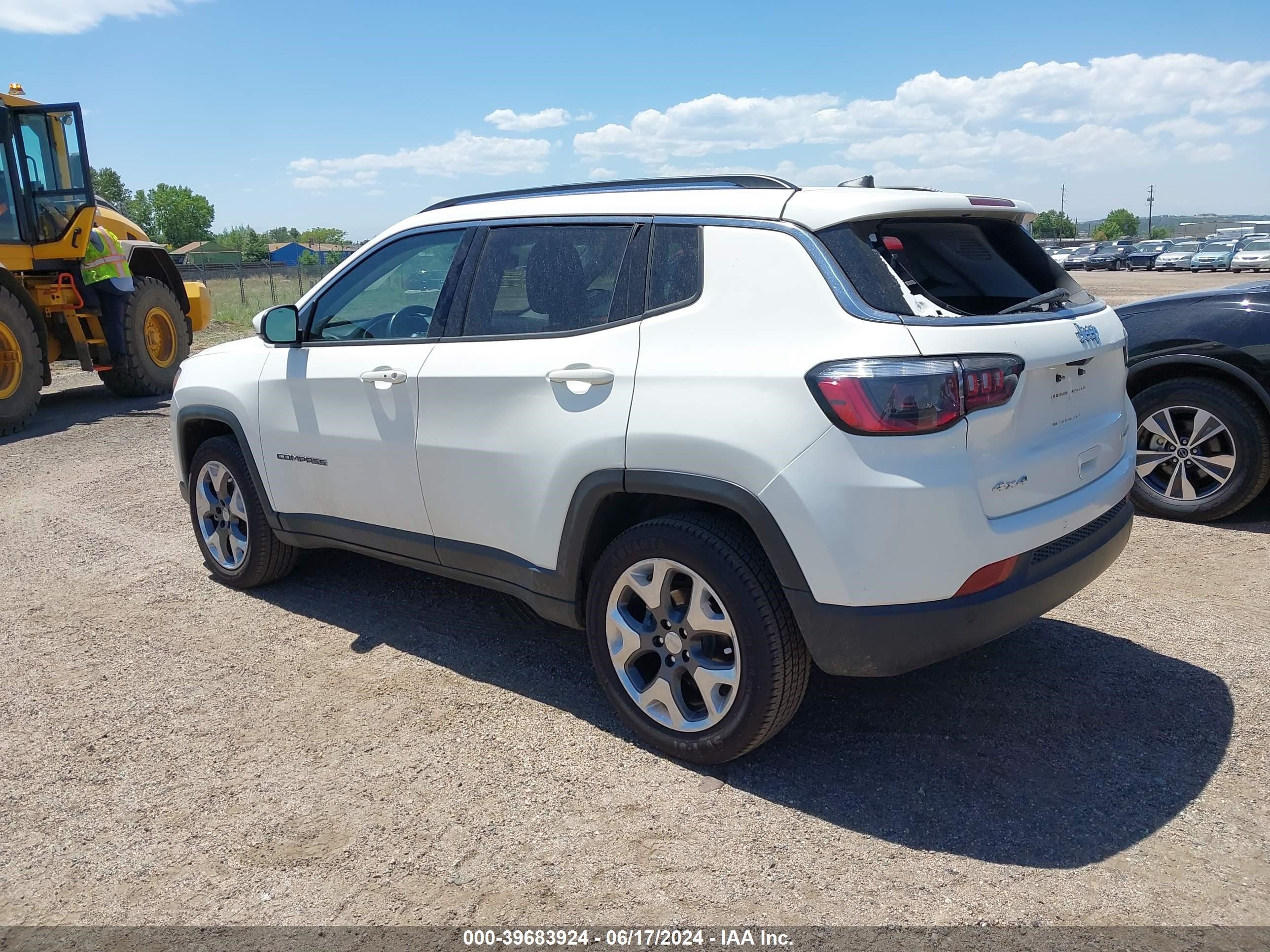 2021 Jeep Compass Limited 4X4 vin: 3C4NJDCB1MT572694