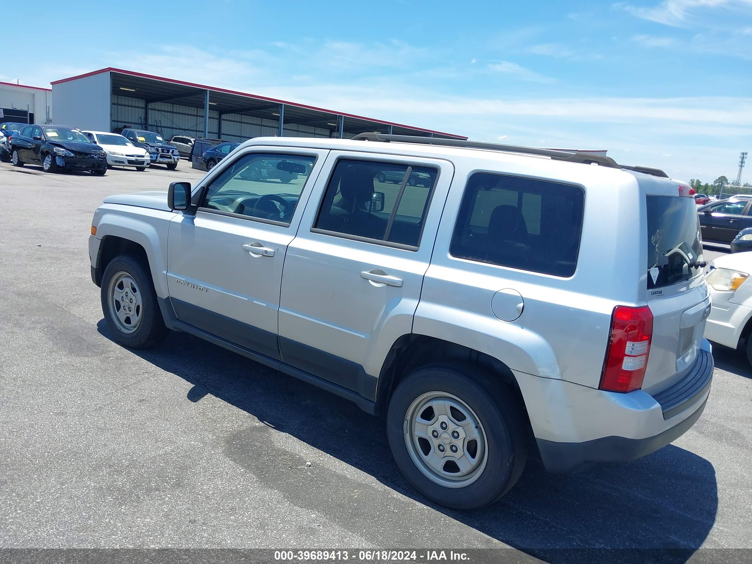 2012 Jeep Patriot Sport vin: 1C4NJPBB4CD619014