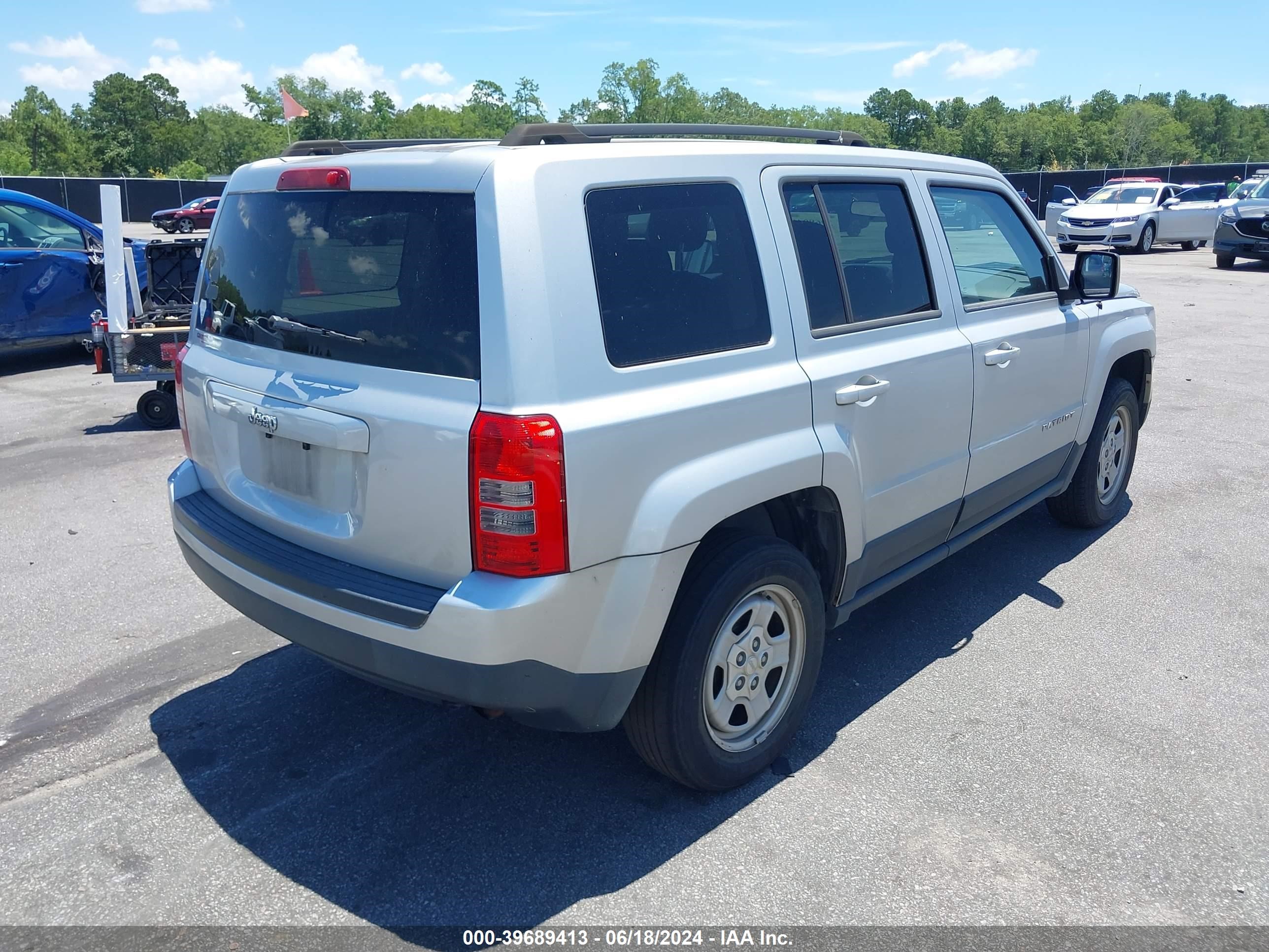 2012 Jeep Patriot Sport vin: 1C4NJPBB4CD619014