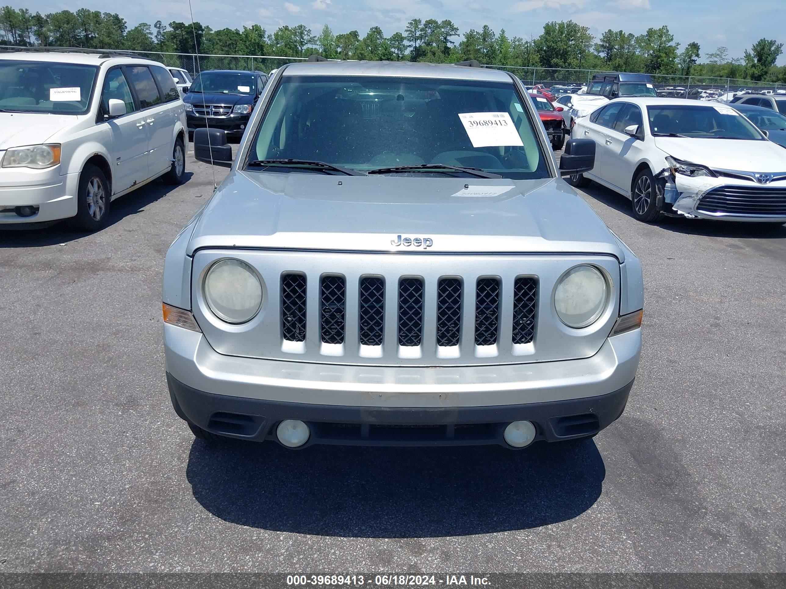 2012 Jeep Patriot Sport vin: 1C4NJPBB4CD619014