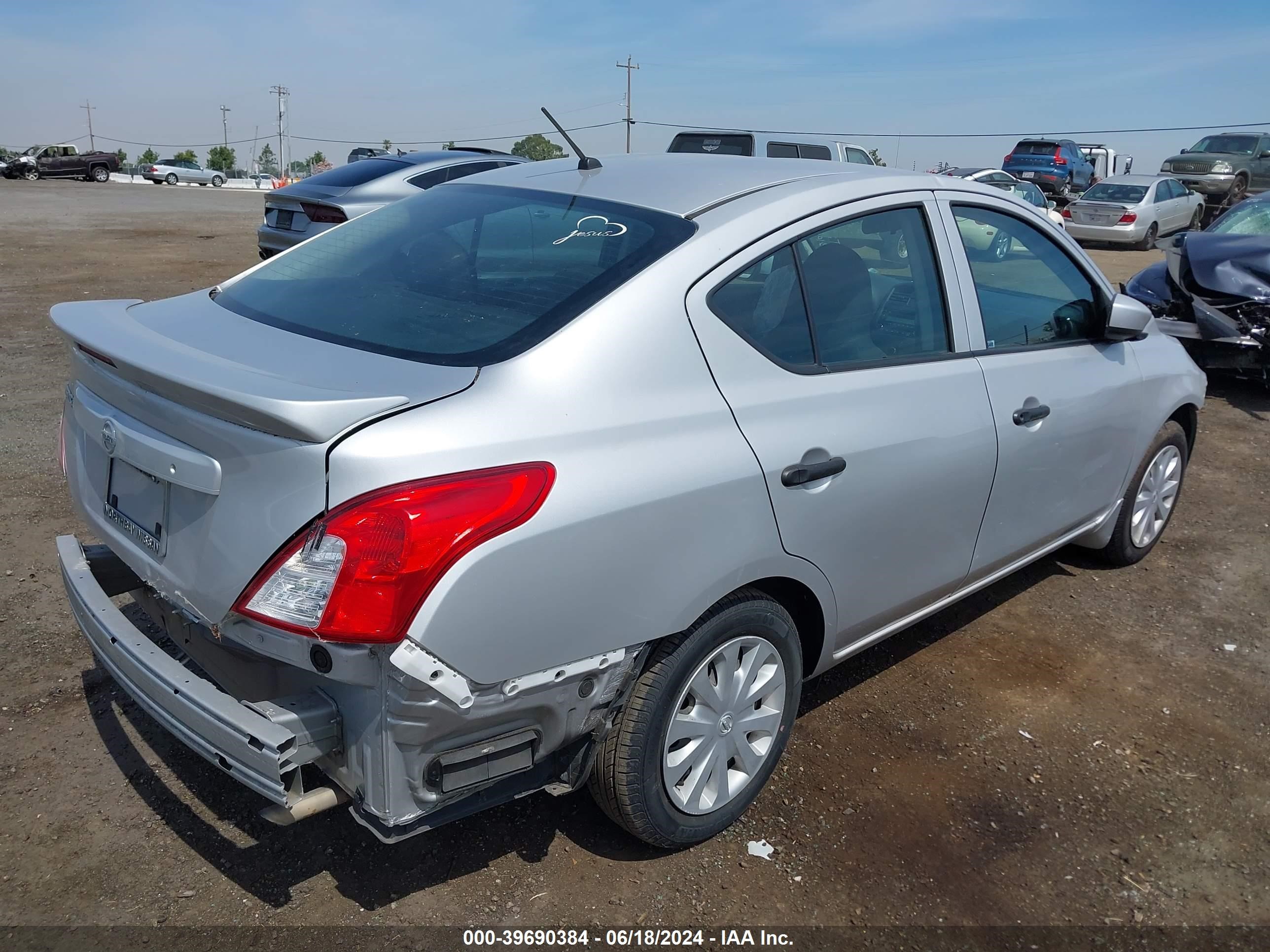 2017 Nissan Versa 1.6 S+ vin: 3N1CN7AP4HL834437