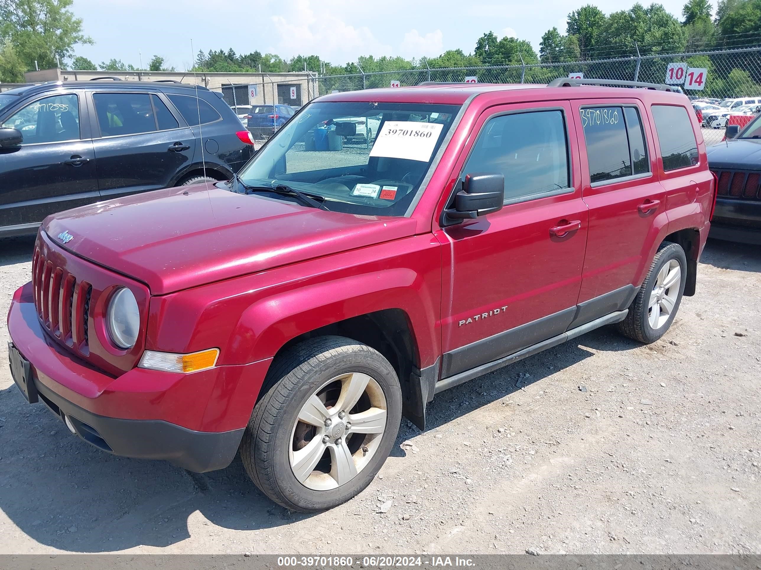 2012 Jeep Patriot Latitude vin: 1C4NJRFB9CD525605