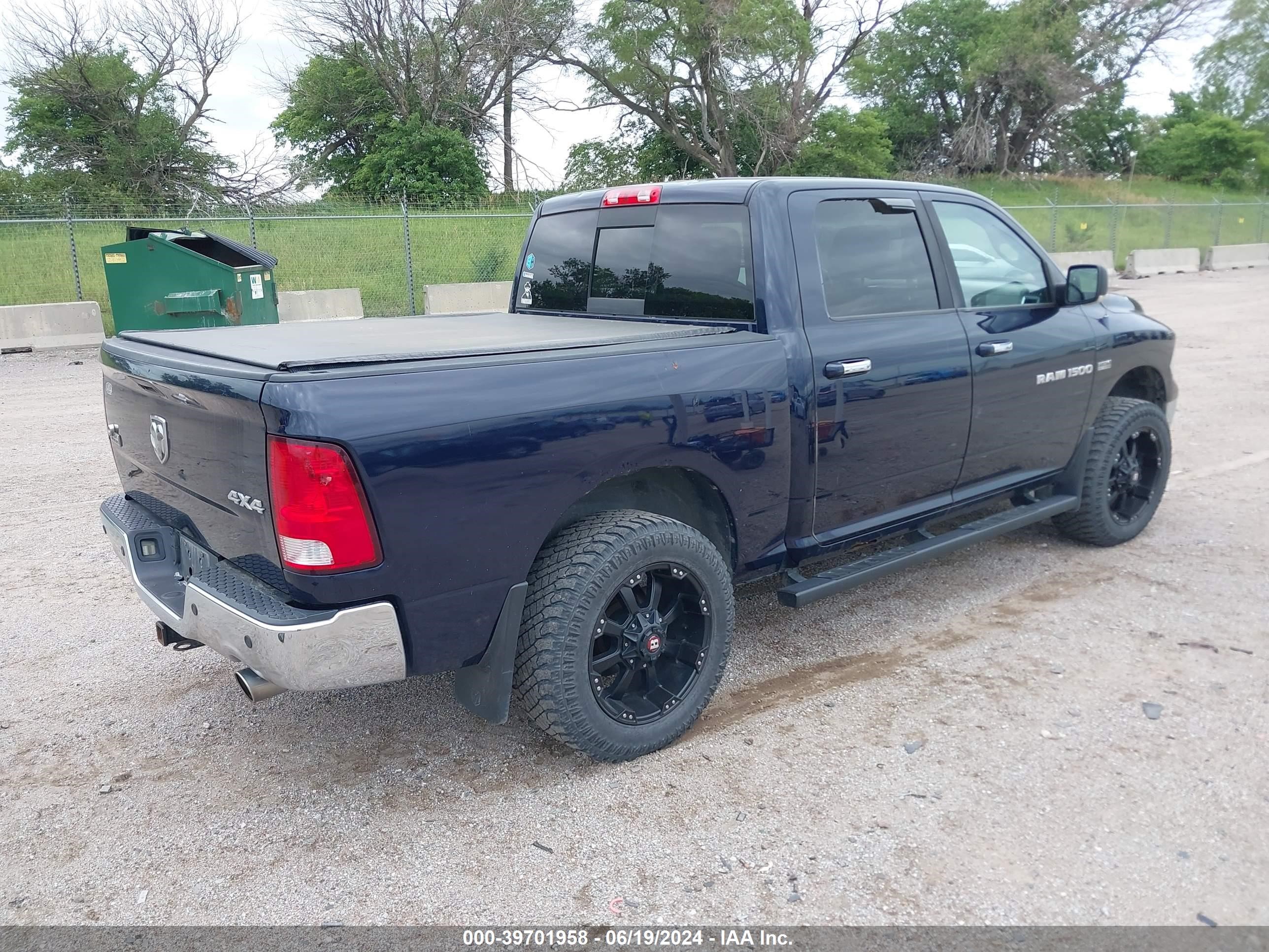 2012 Ram 1500 Slt vin: 1C6RD7LT6CS204053