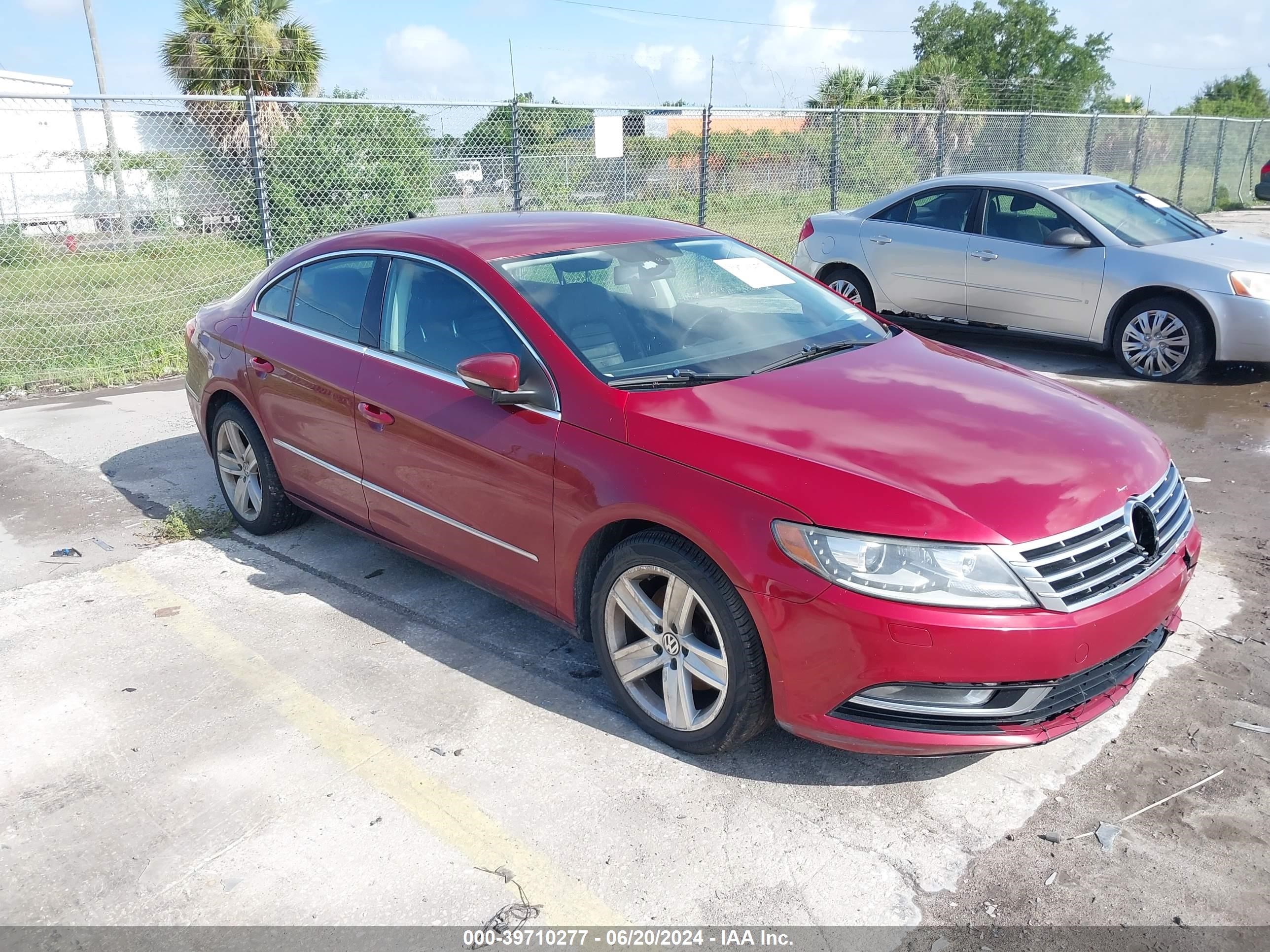 2014 Volkswagen Cc 2.0T Sport vin: WVWBN7AN9EE526487