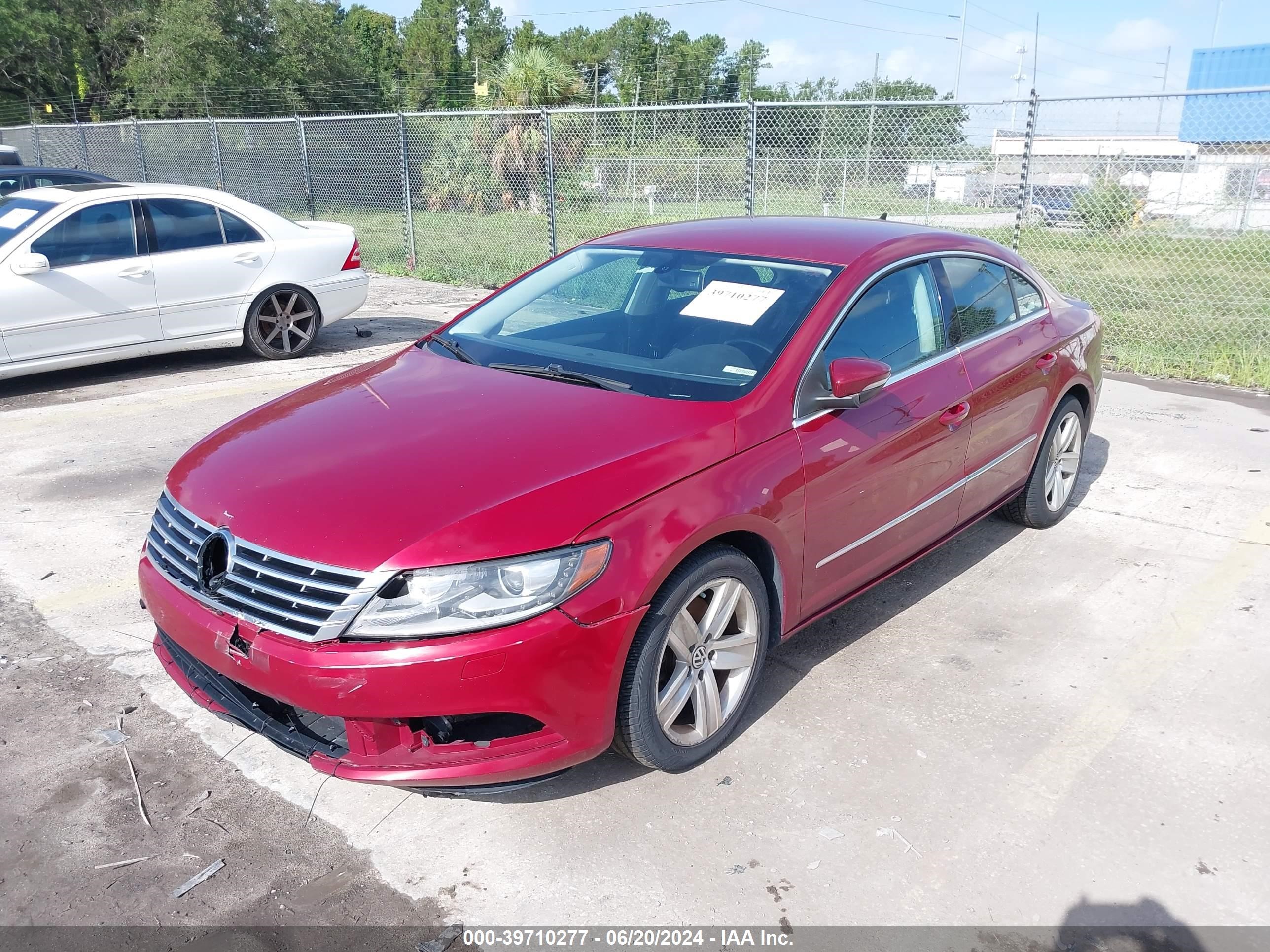 2014 Volkswagen Cc 2.0T Sport vin: WVWBN7AN9EE526487