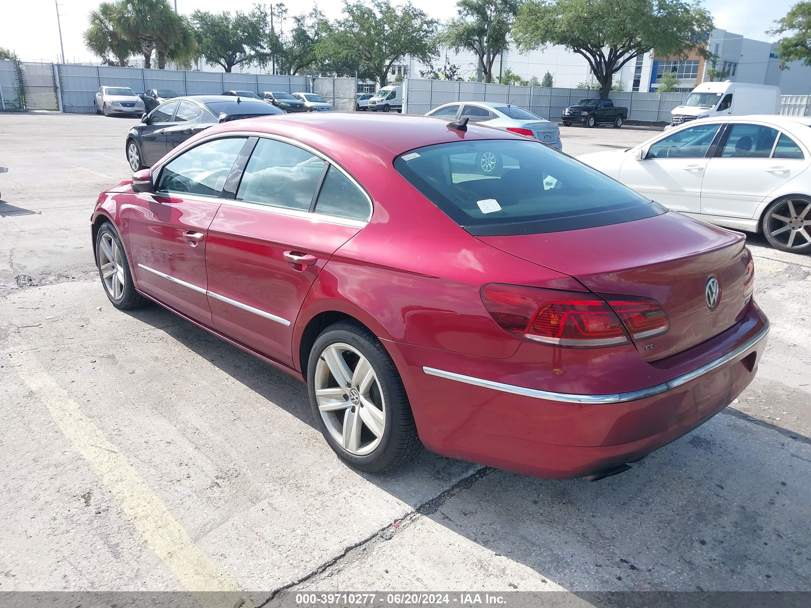 2014 Volkswagen Cc 2.0T Sport vin: WVWBN7AN9EE526487