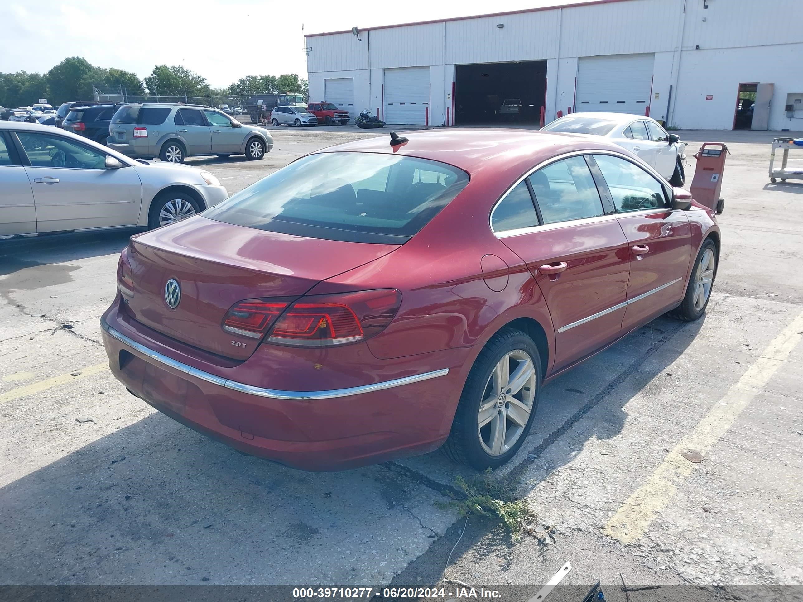 2014 Volkswagen Cc 2.0T Sport vin: WVWBN7AN9EE526487