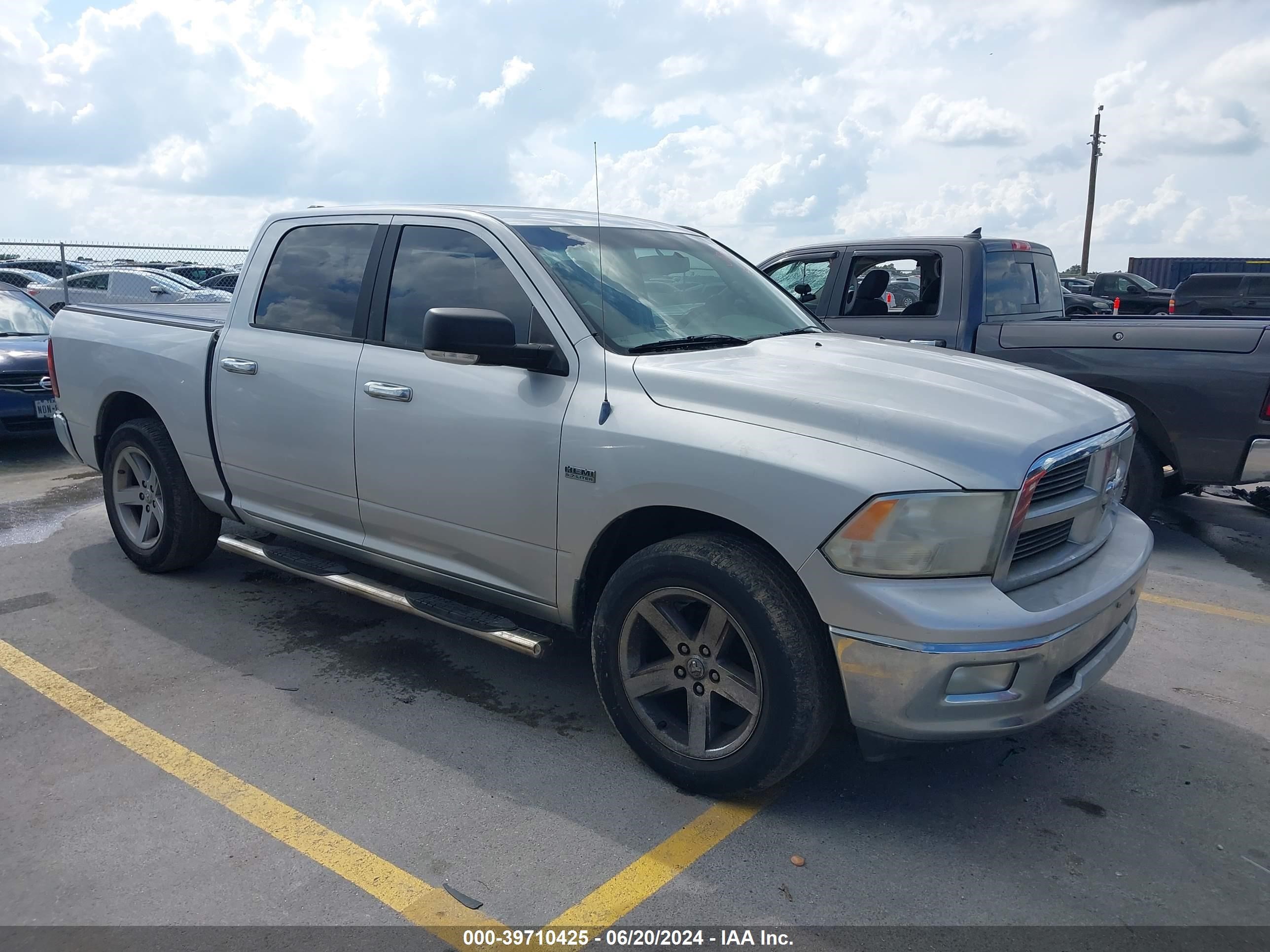 2012 Ram 1500 Slt vin: 1C6RD6LT8CS152838