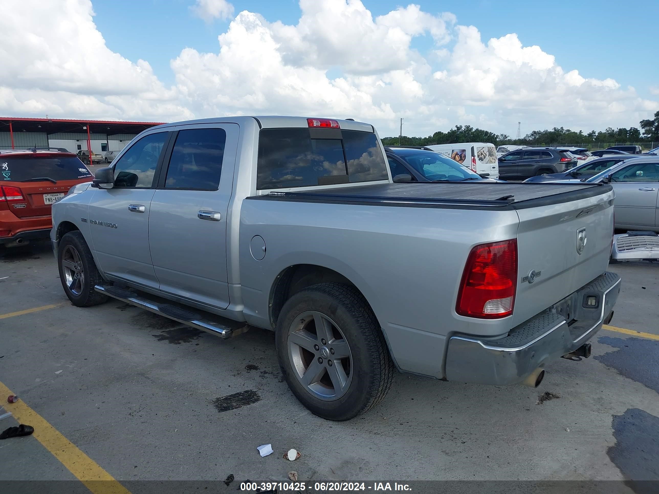 2012 Ram 1500 Slt vin: 1C6RD6LT8CS152838