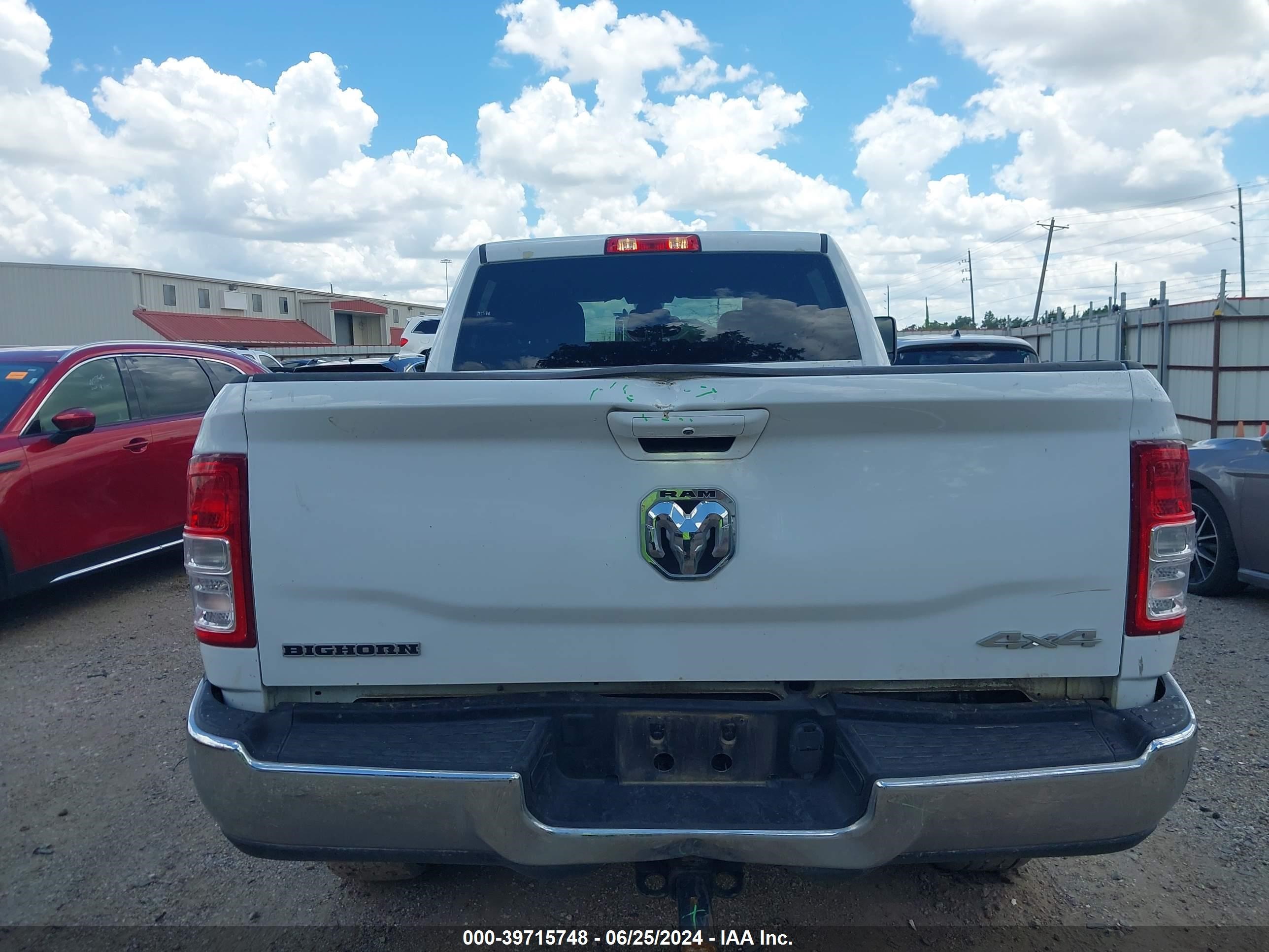 2022 Ram 2500 Big Horn 4X4 6'4 Box vin: 3C6UR5DL9NG436266